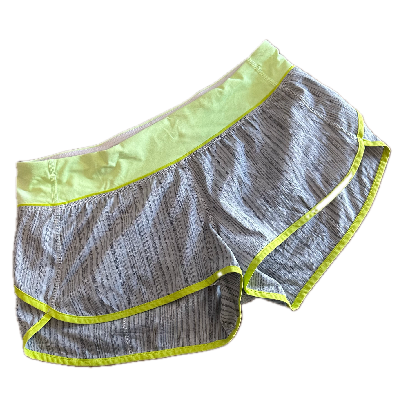 Short 8 amarillo para running