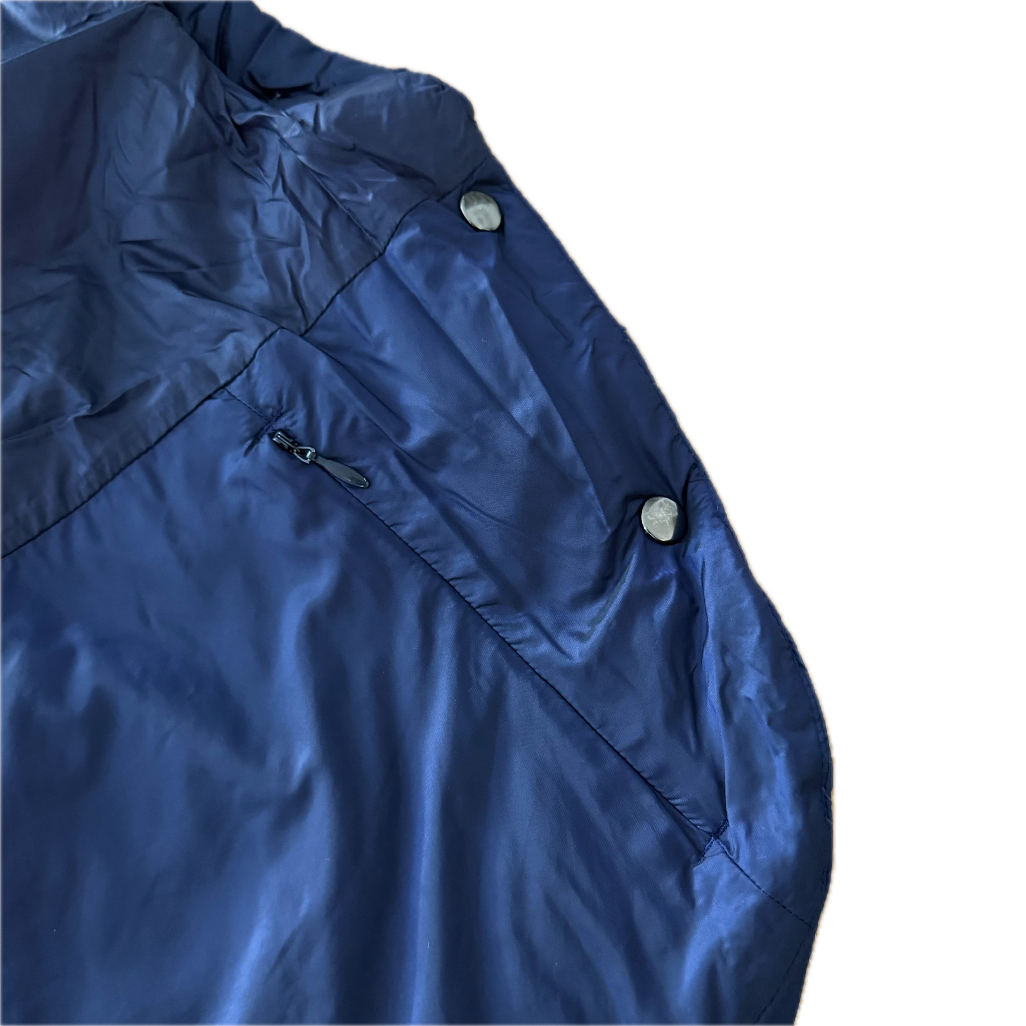 Chaleco Lululemon talla 4 color azul doble vista tela Warpstreme™