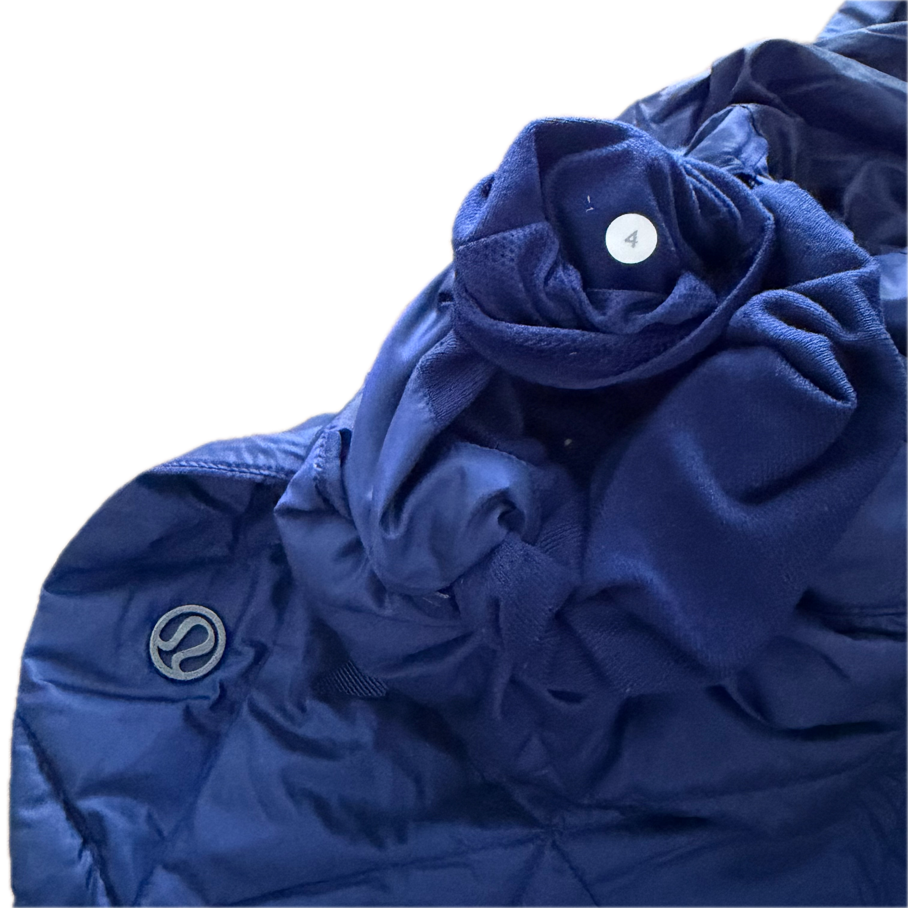 Chaleco Lululemon talla 4 color azul doble vista tela Warpstreme™