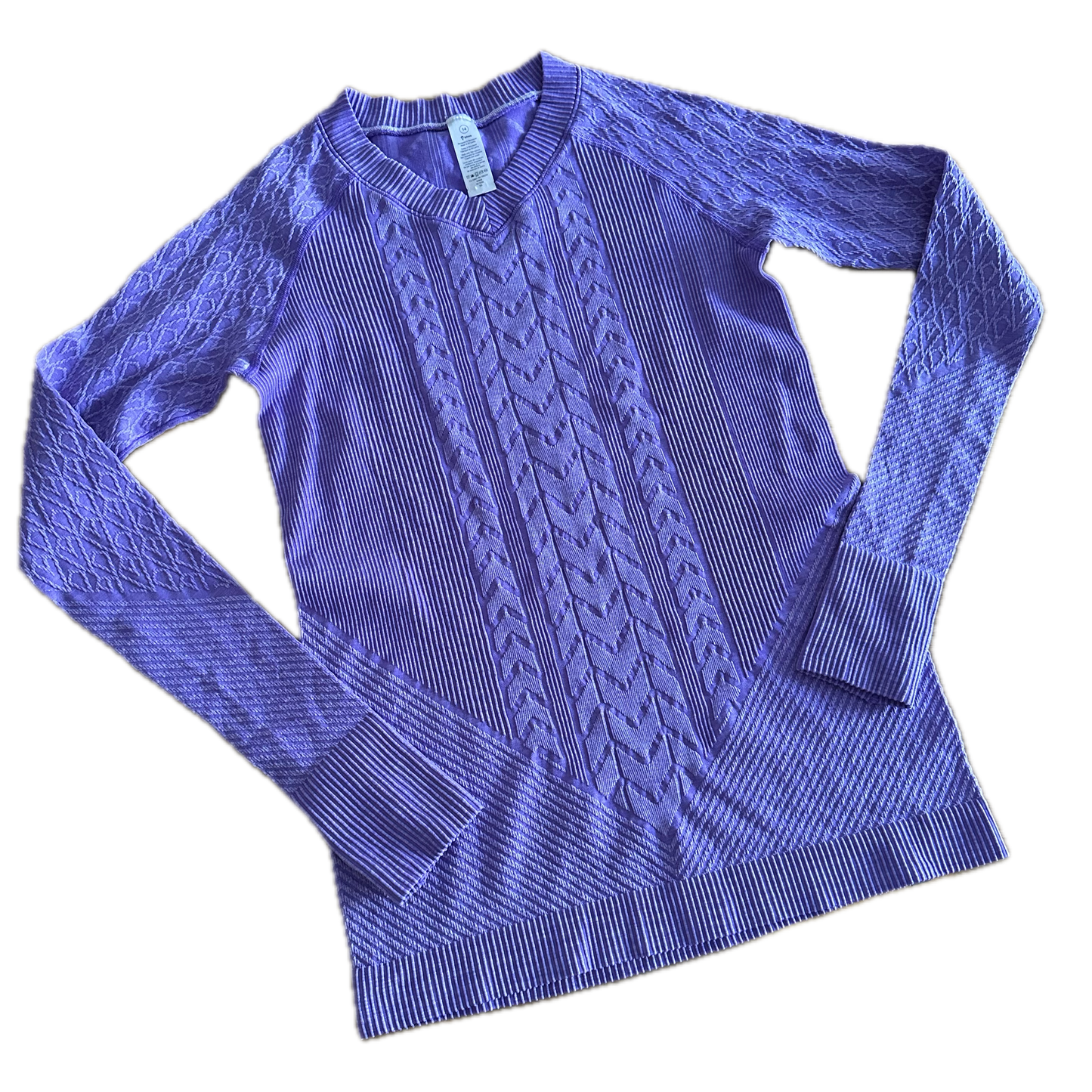 Playera CH morada de manga larga