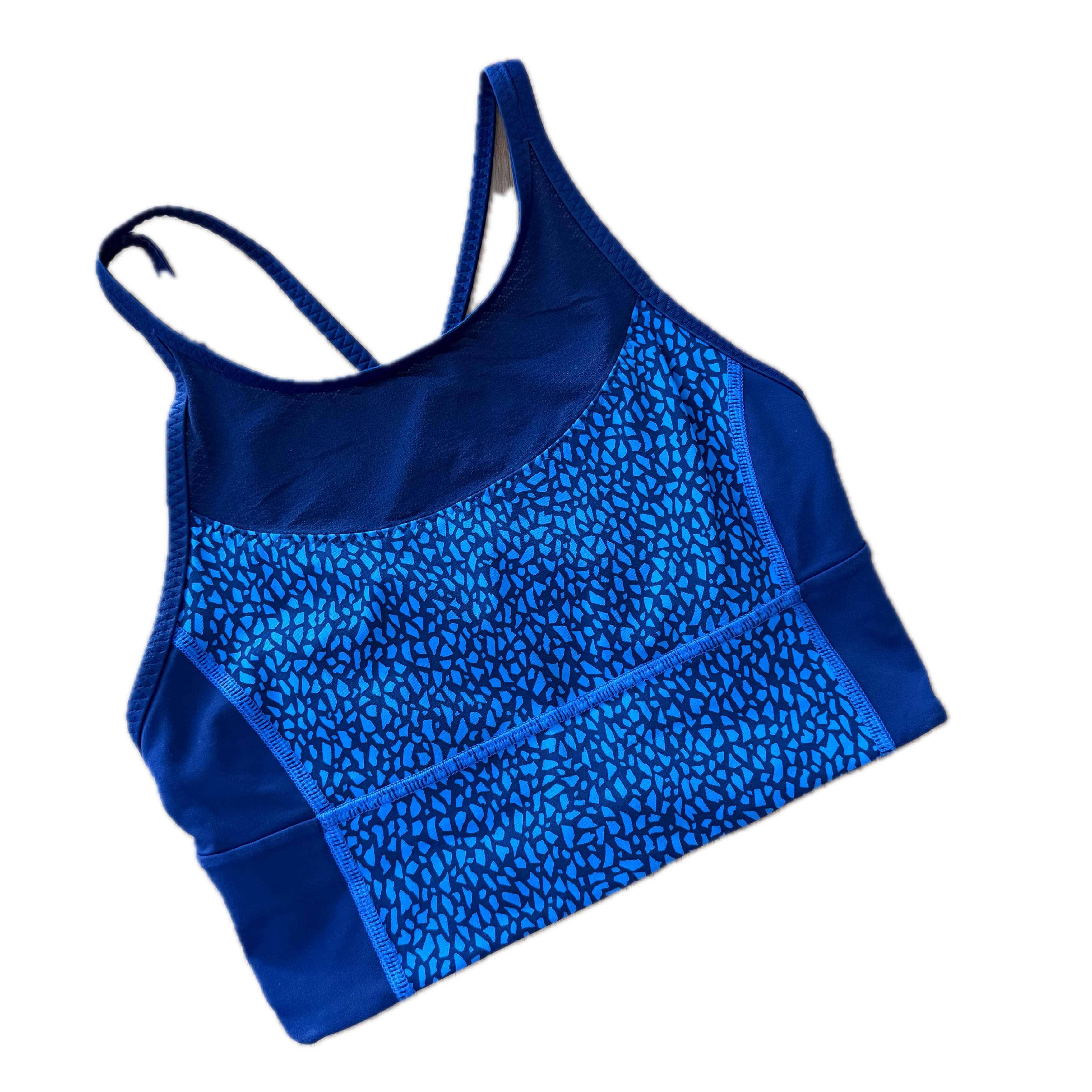 Crop top Lululemon talla 4 color azul tela Luxtreme™