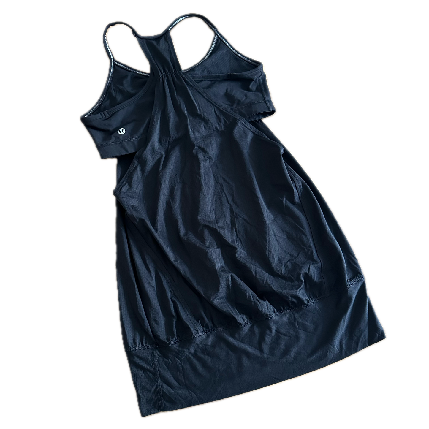 Tank top 6 negra holgadita