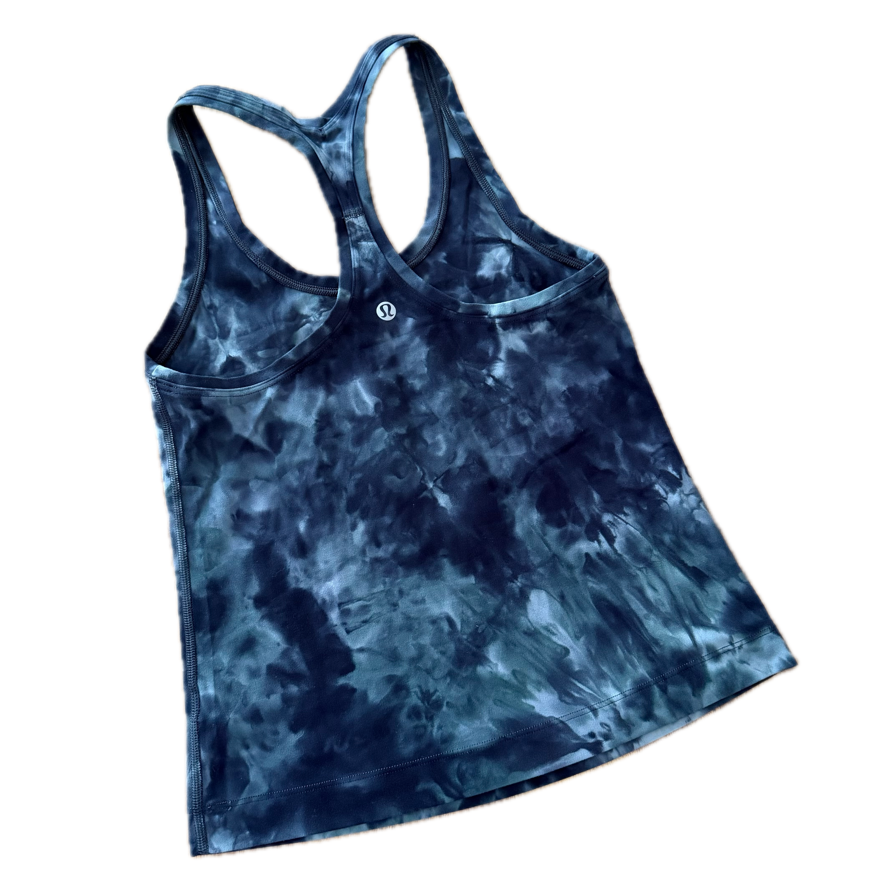 Tank Lululemon talla 4 color smoke azul tela Nulu™