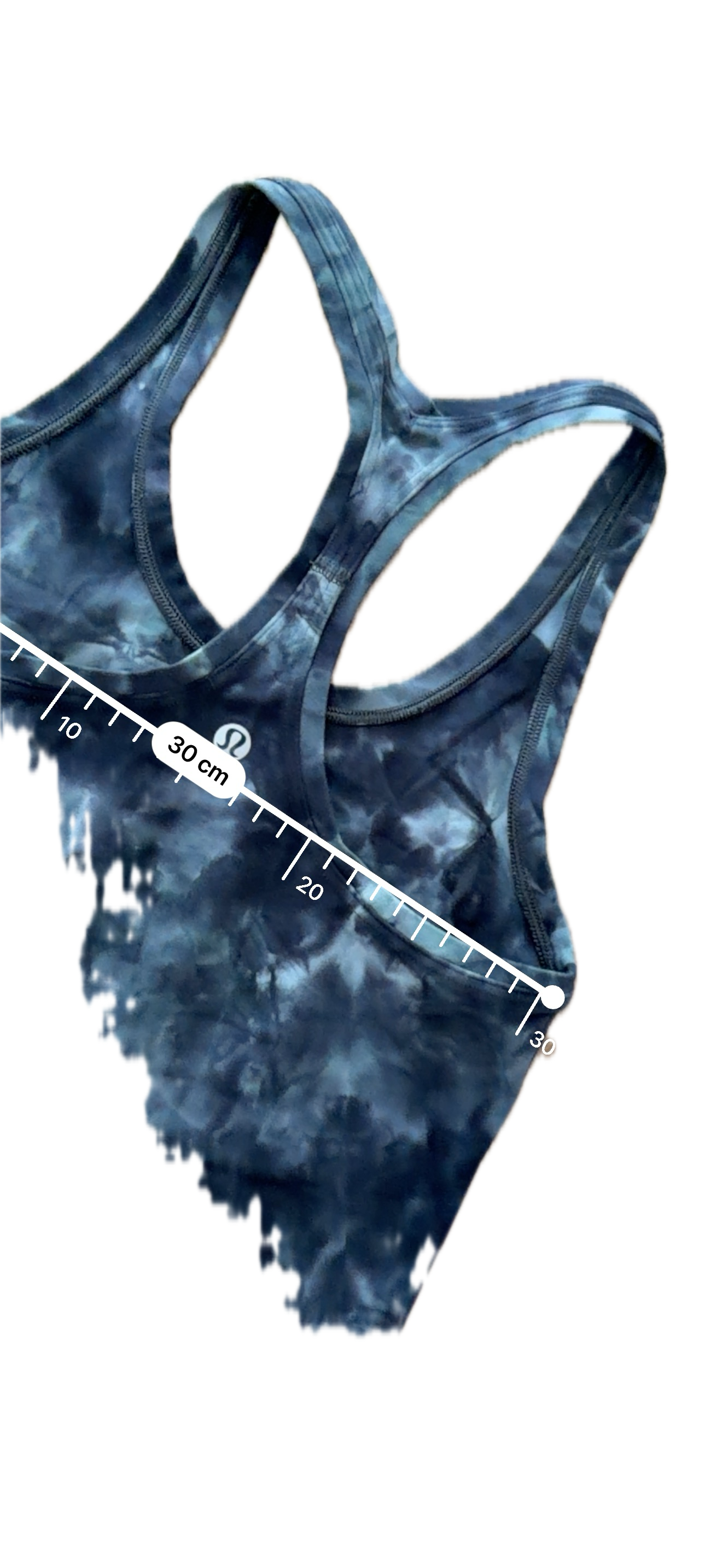 Tank Lululemon talla 4 color smoke azul tela Nulu™