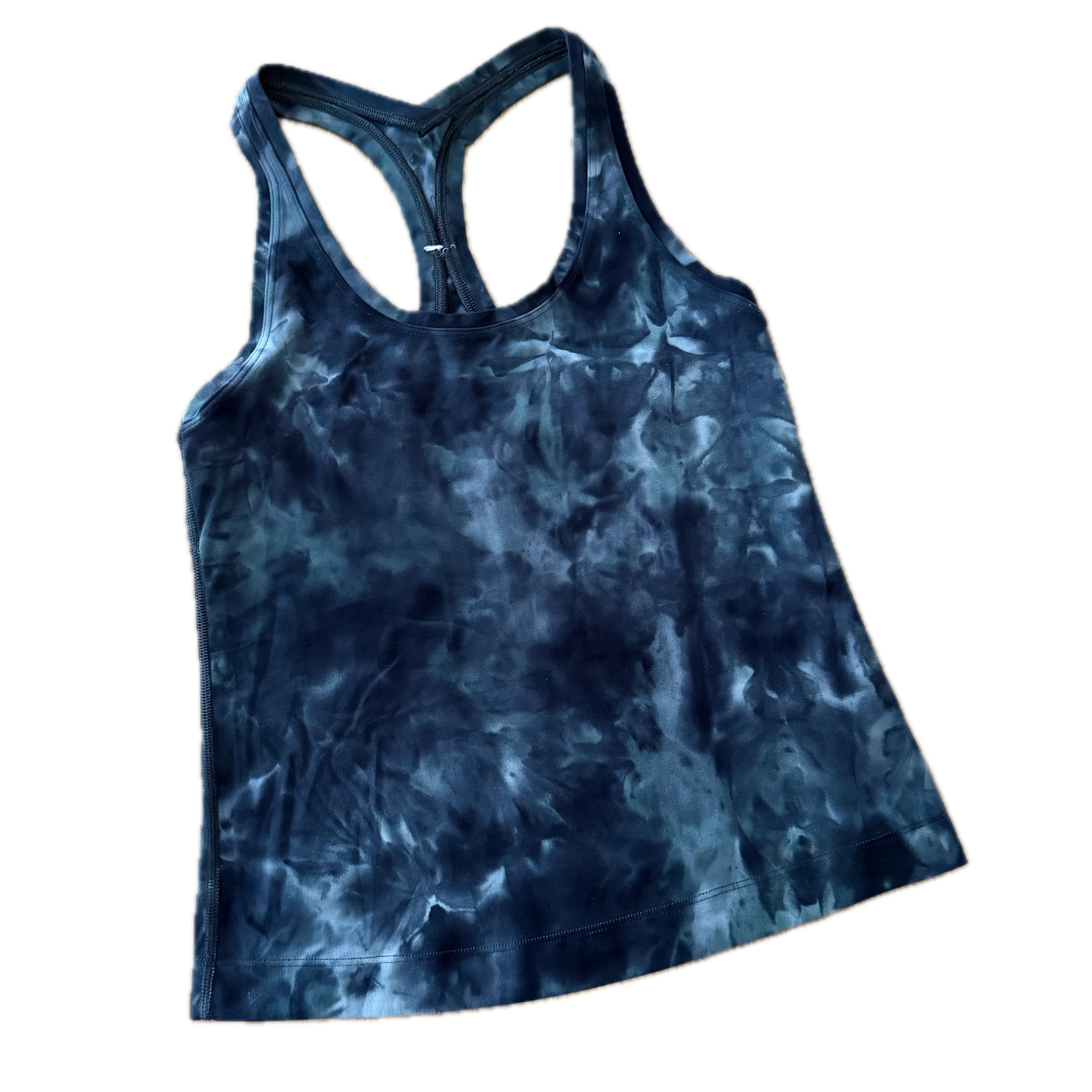 Tank Lululemon talla 4 color smoke azul tela Nulu™