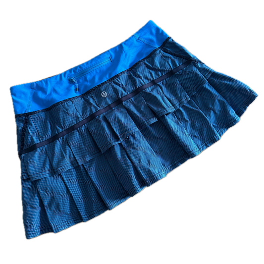 Falda 6 azul de olanes