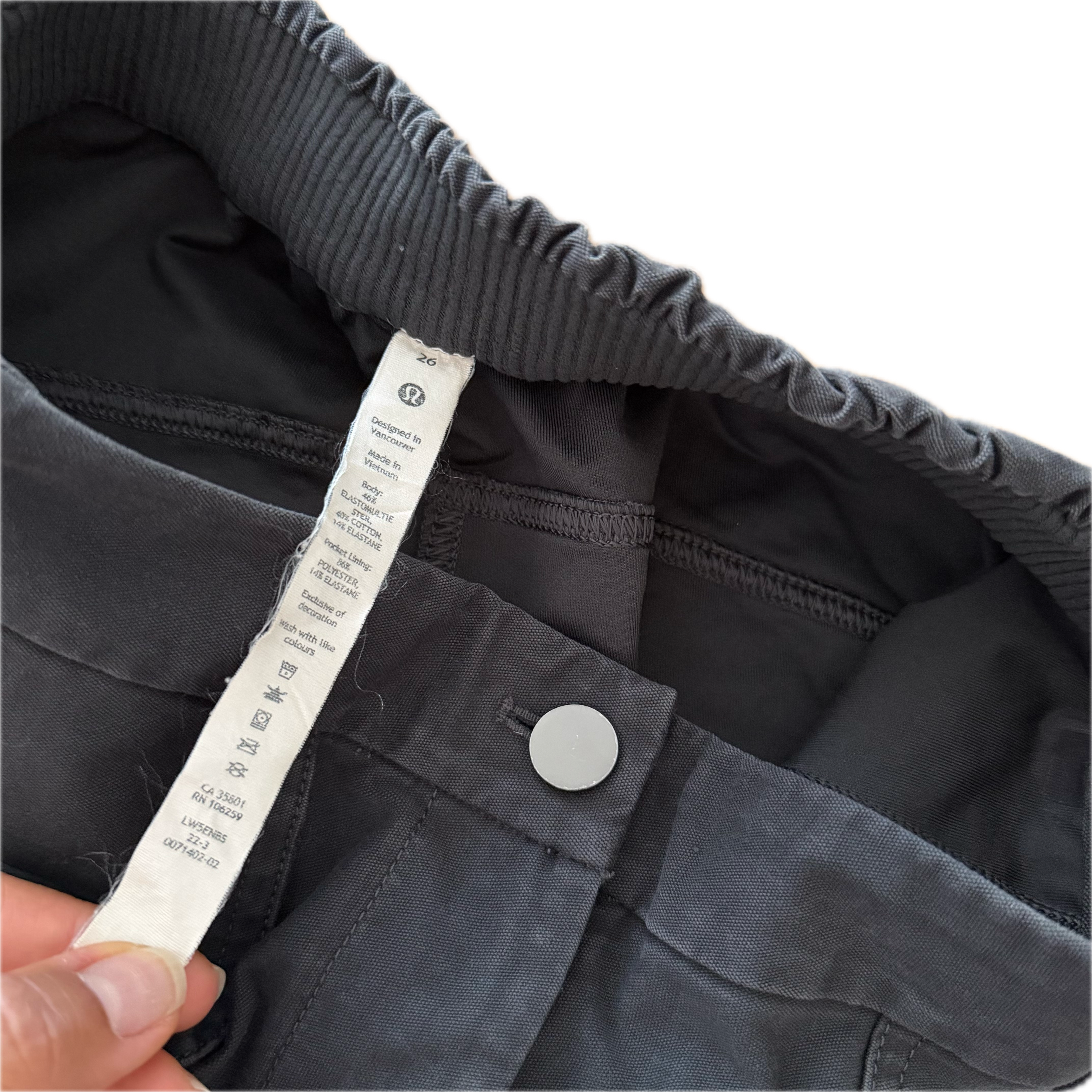 Jogger Lululemon talla 6 color gris tela Luon™