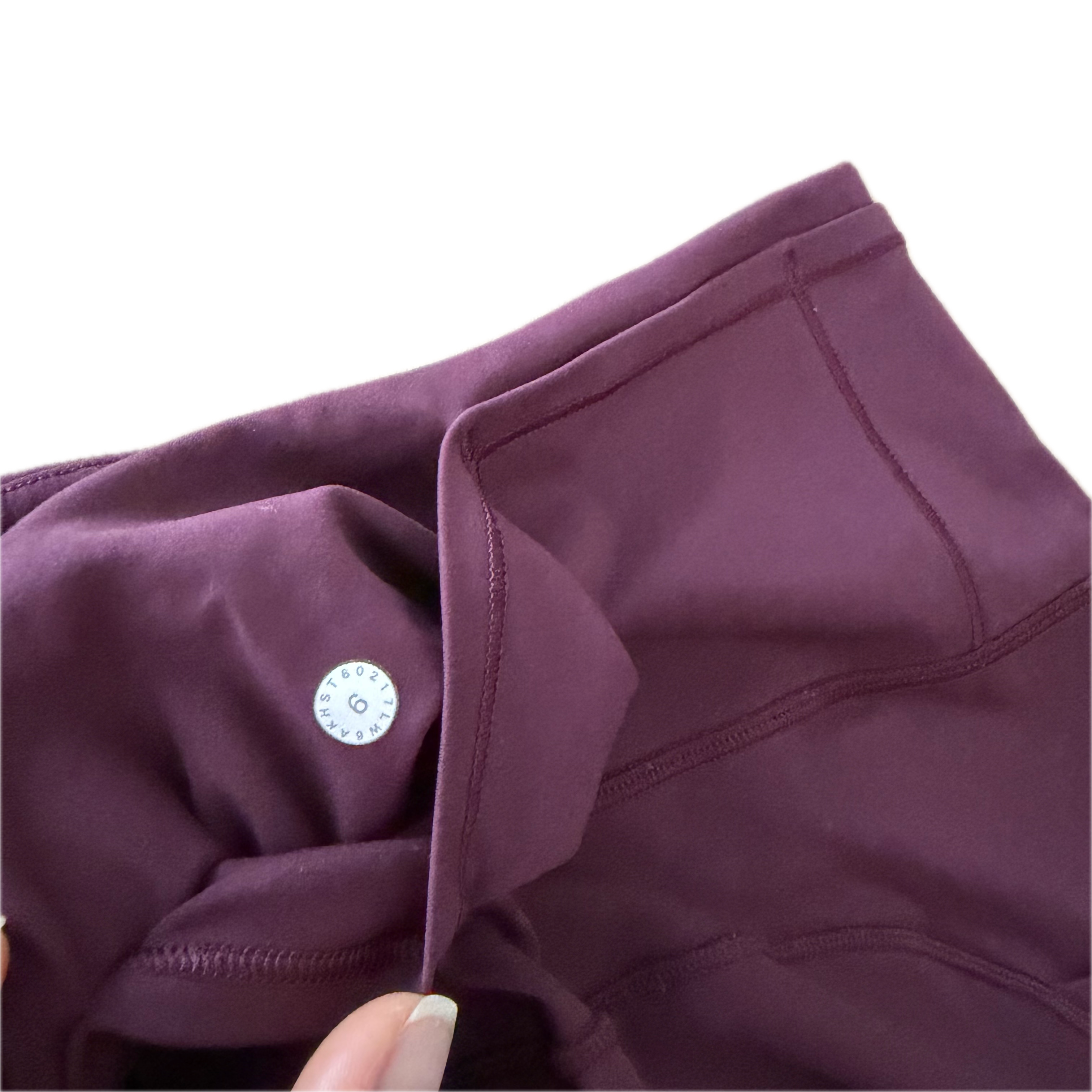 Legging Lululemon talla 6 color vino tela Luxtreme™