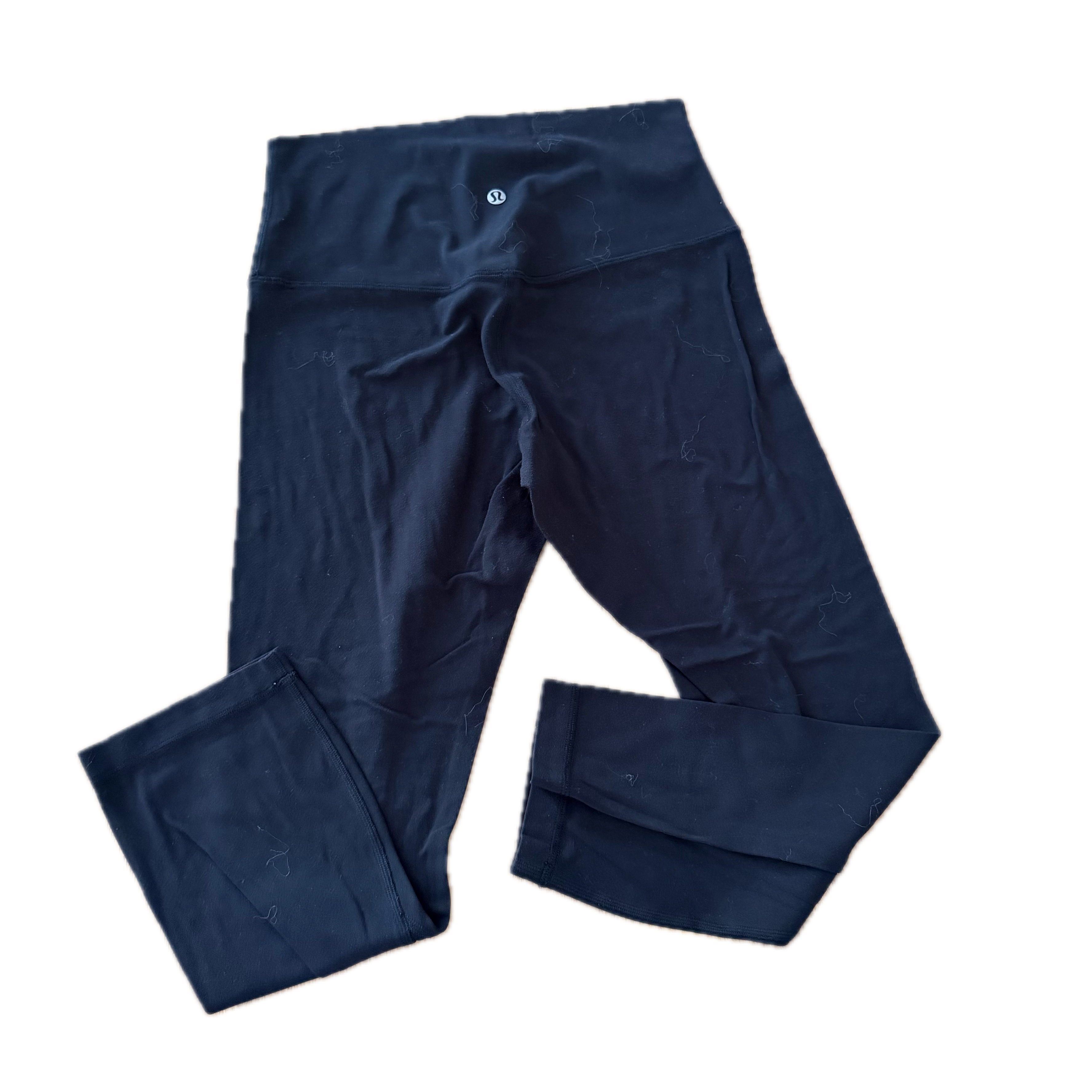 Legging Lululemon talla 6 color negro tela Nulu™