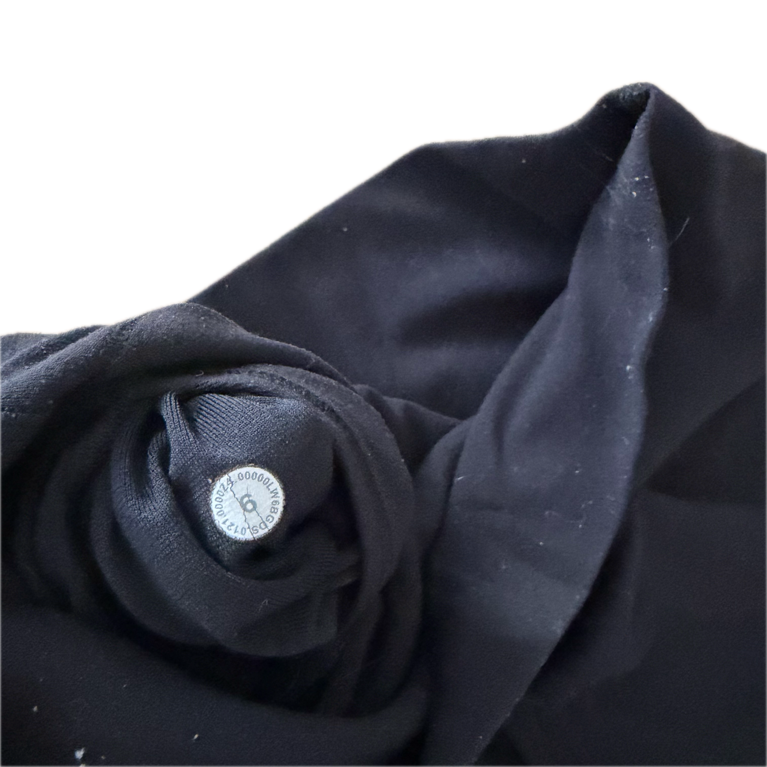 Legging Lululemon talla 6 color negro tela Nulu™