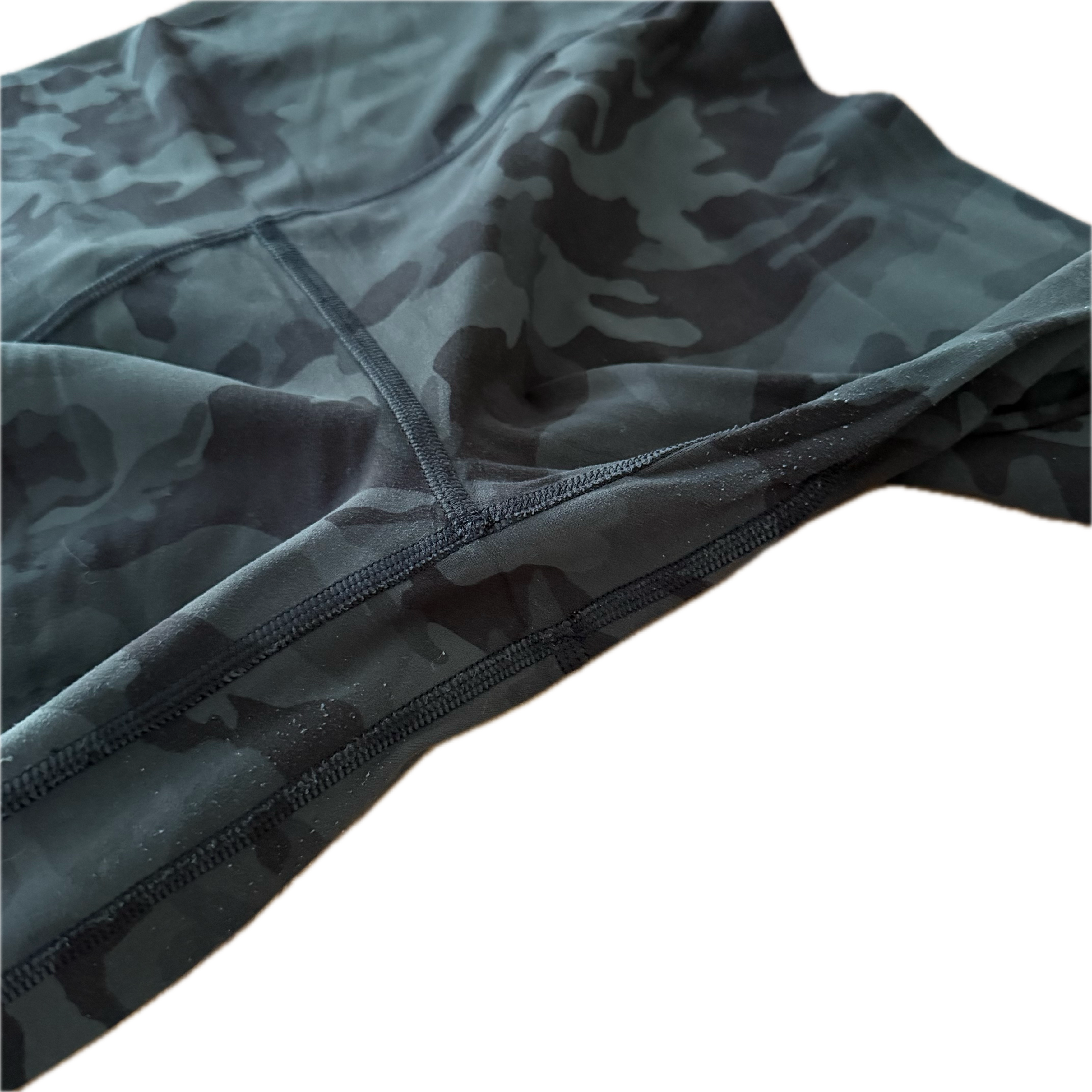 Legging Lululemon talla 6 color camo verde tela Nulu™