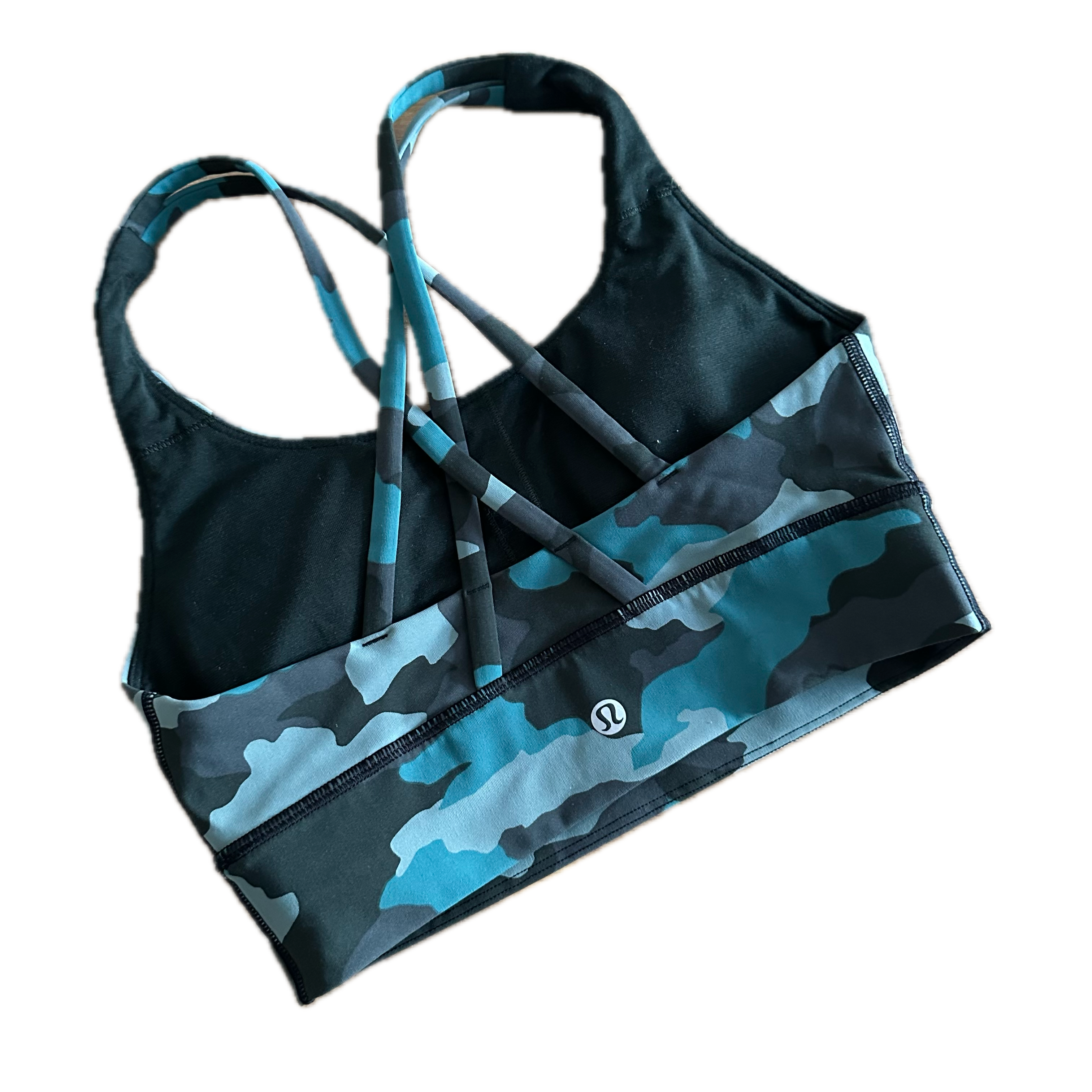 Top ancho Lululemon talla XCH camo azules