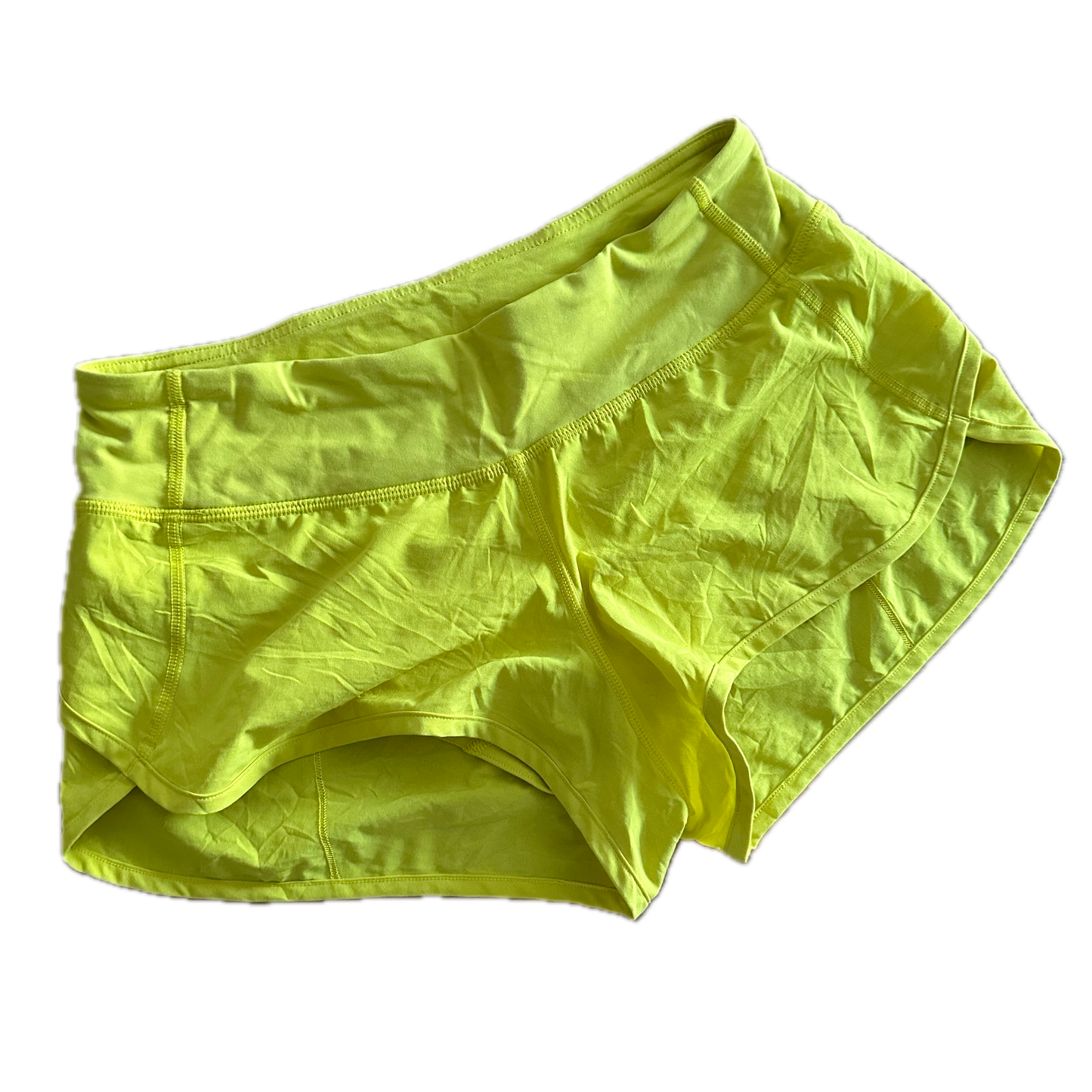 Short 4 amarillo para running