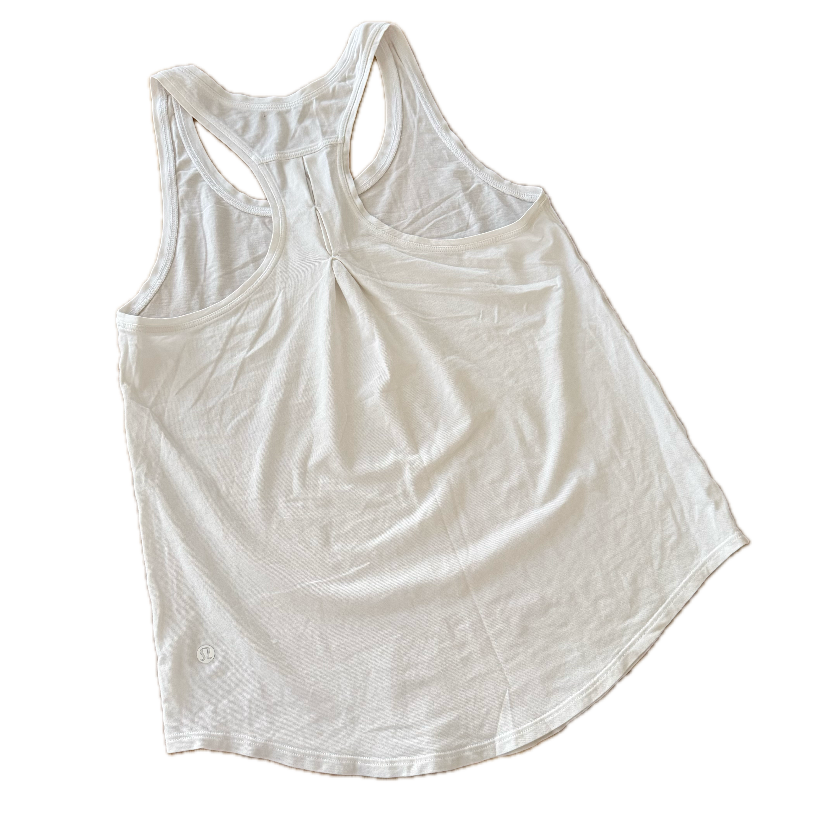 Tank Lululemon talla 6 color blanco tela Vitasea™