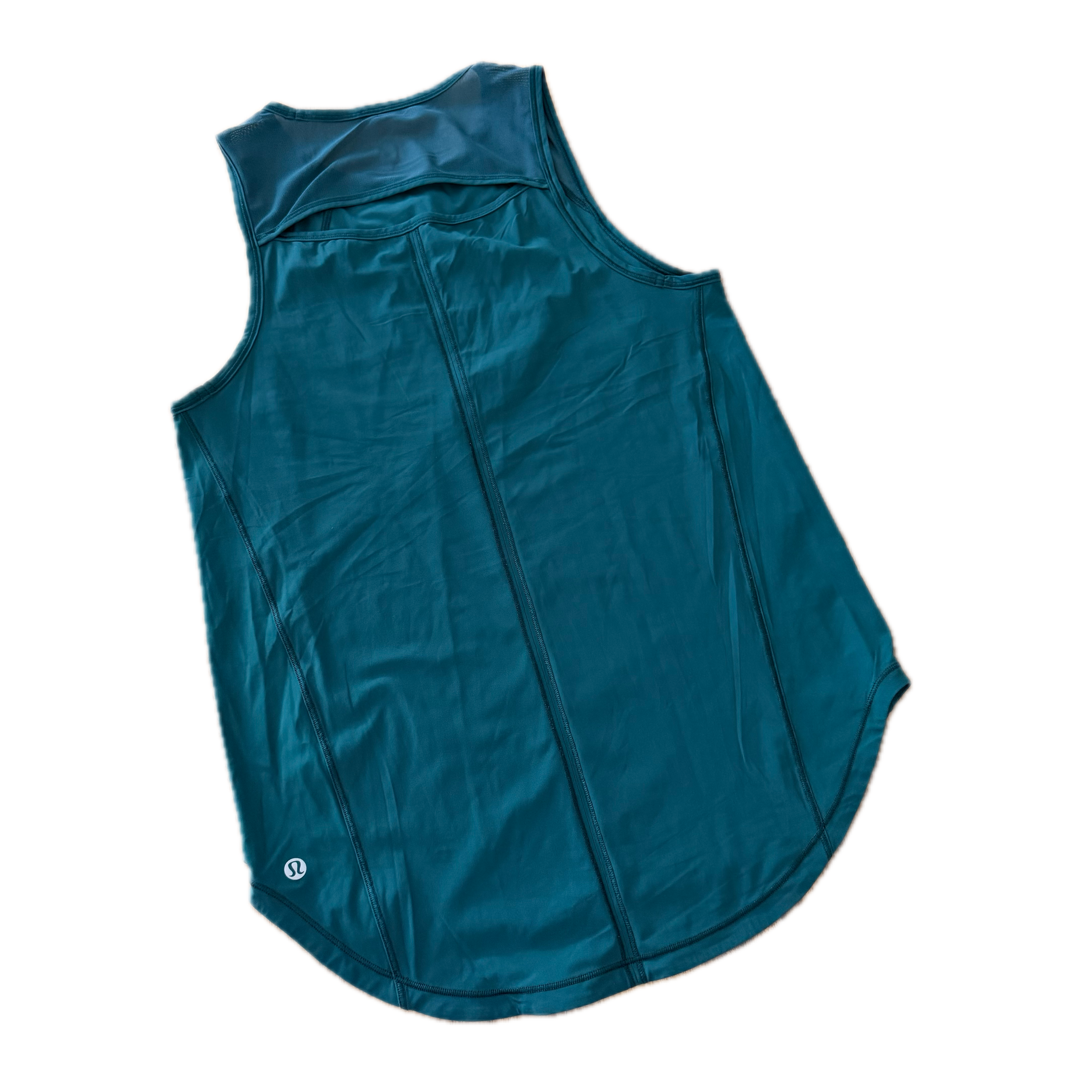 Tank Lululemon talla 6 color verde tela Nulux™