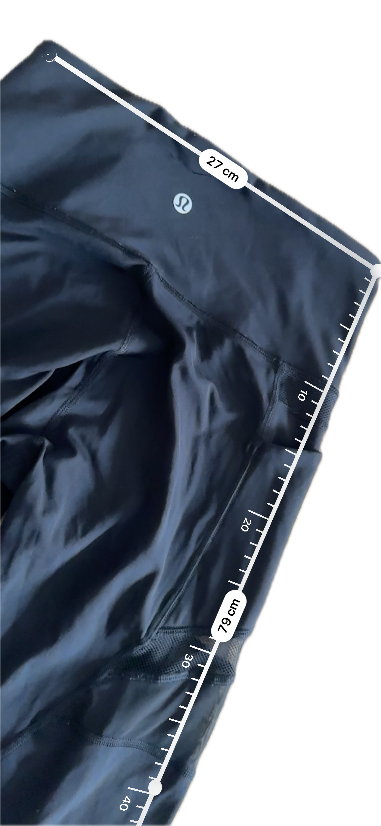 Legging Lululemon talla XCH negro de alto impacto