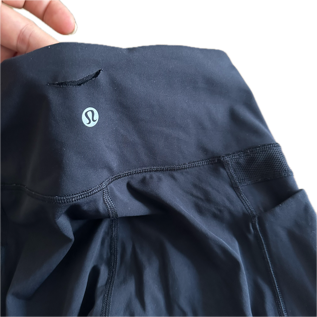 Legging Lululemon talla XCH negro de alto impacto