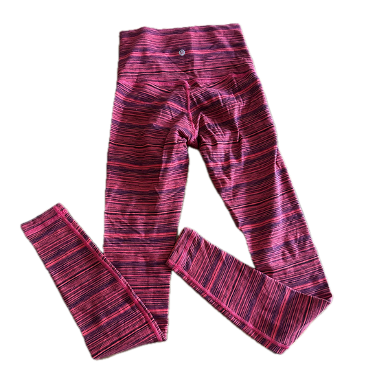 Legging 4 rayas vino y rosas