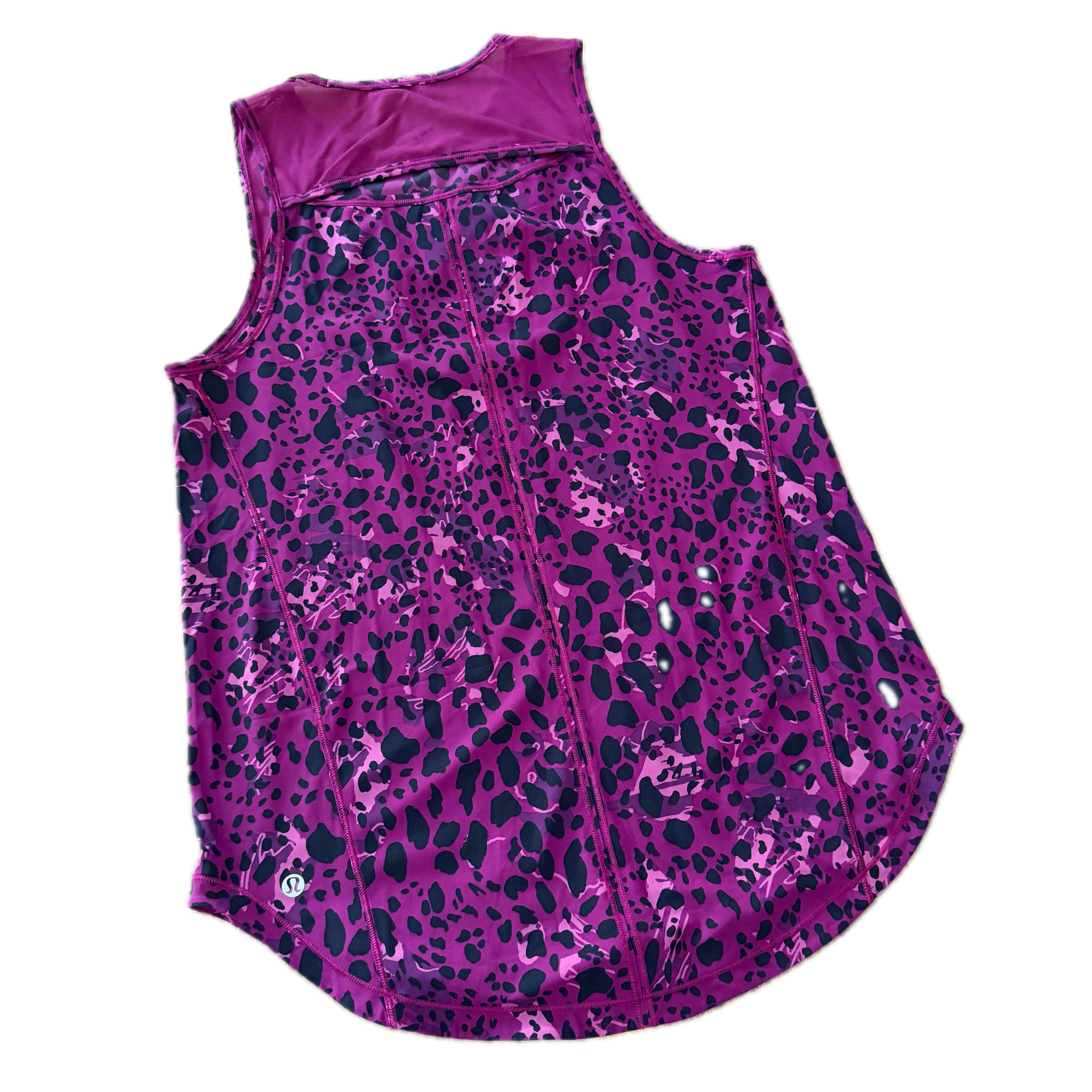 Tank Lululemon talla 6 color print rosa tela Nulux™
