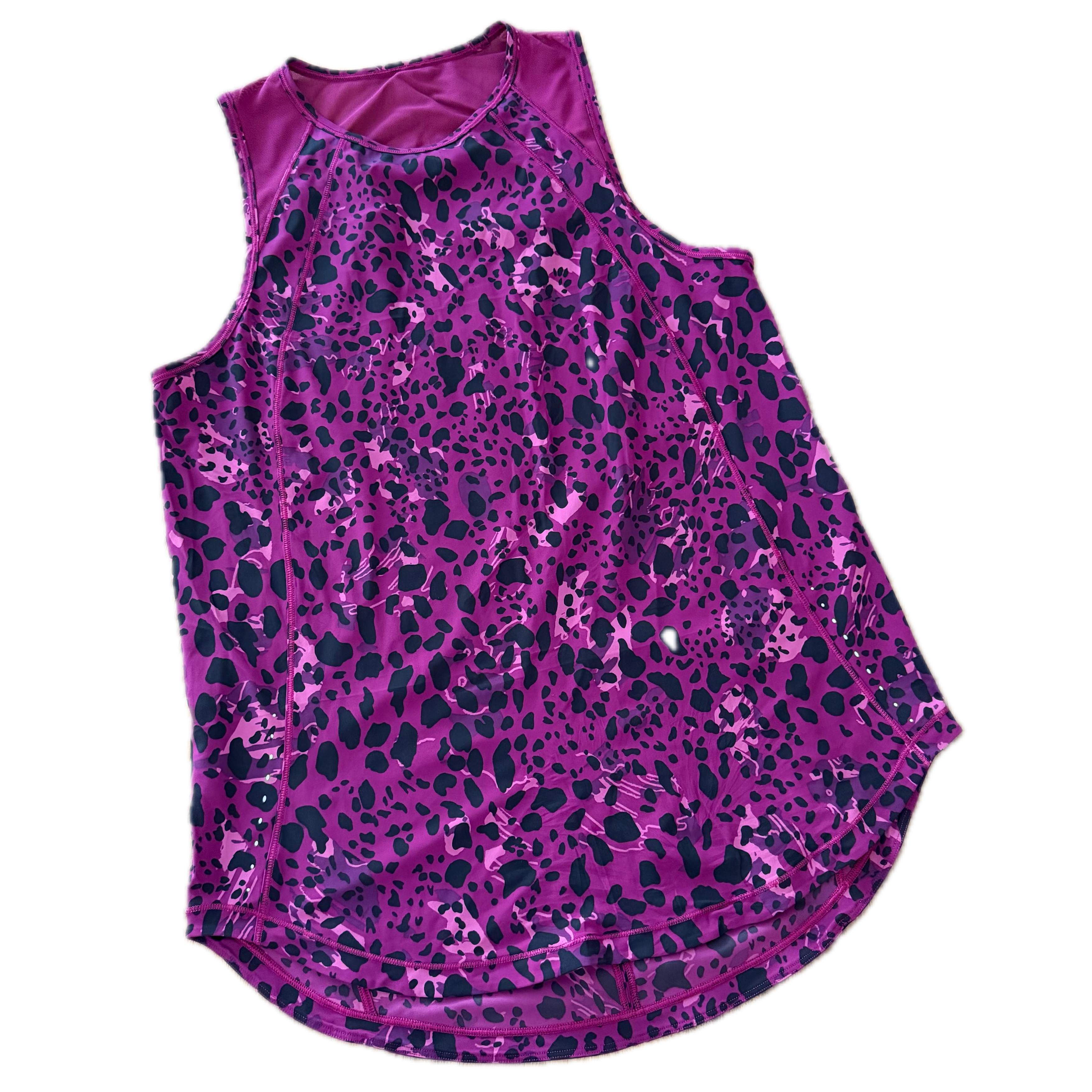 Tank Lululemon talla 6 color print rosa tela Nulux™