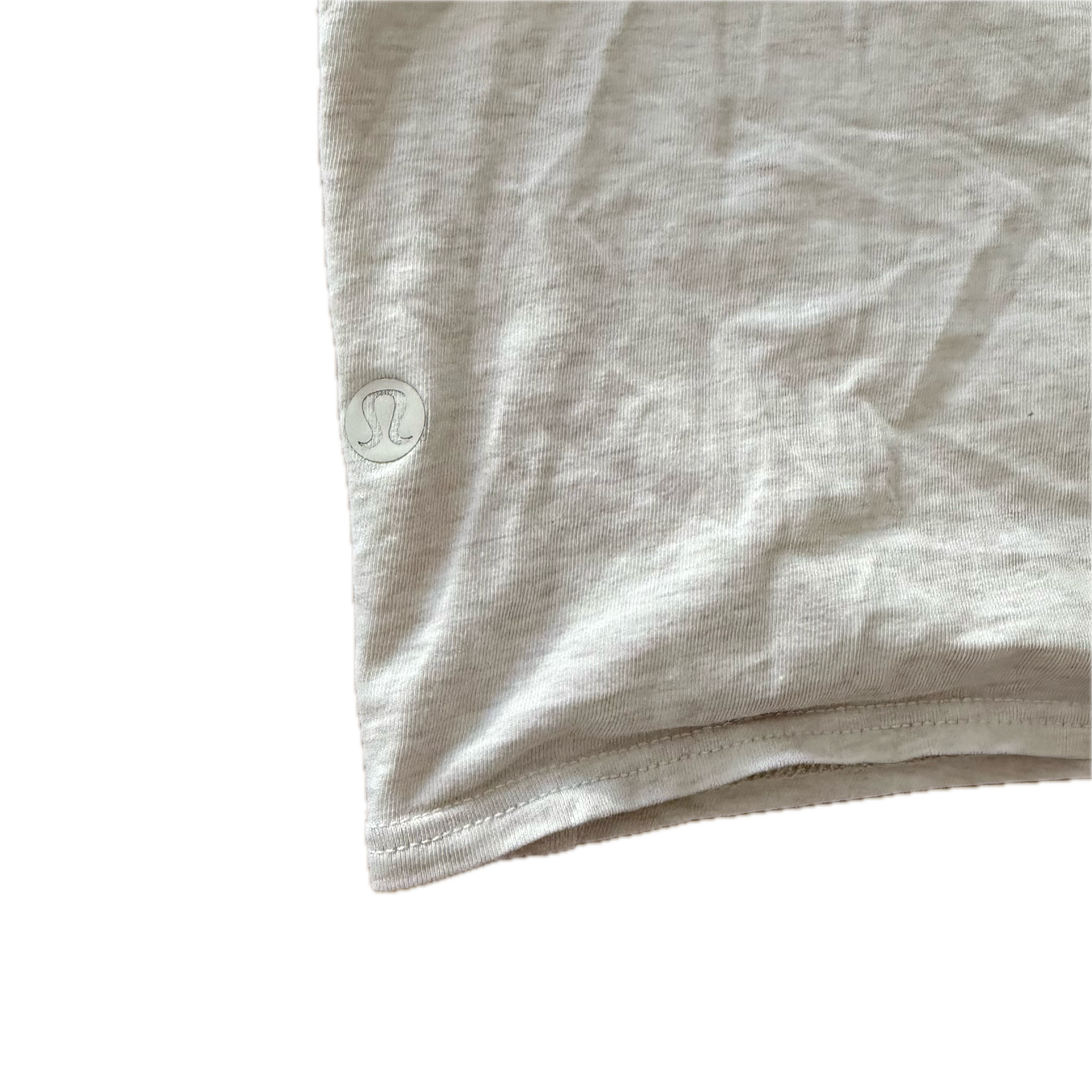 Tank Lululemon talla 6 color blanco tela Pima cotton™