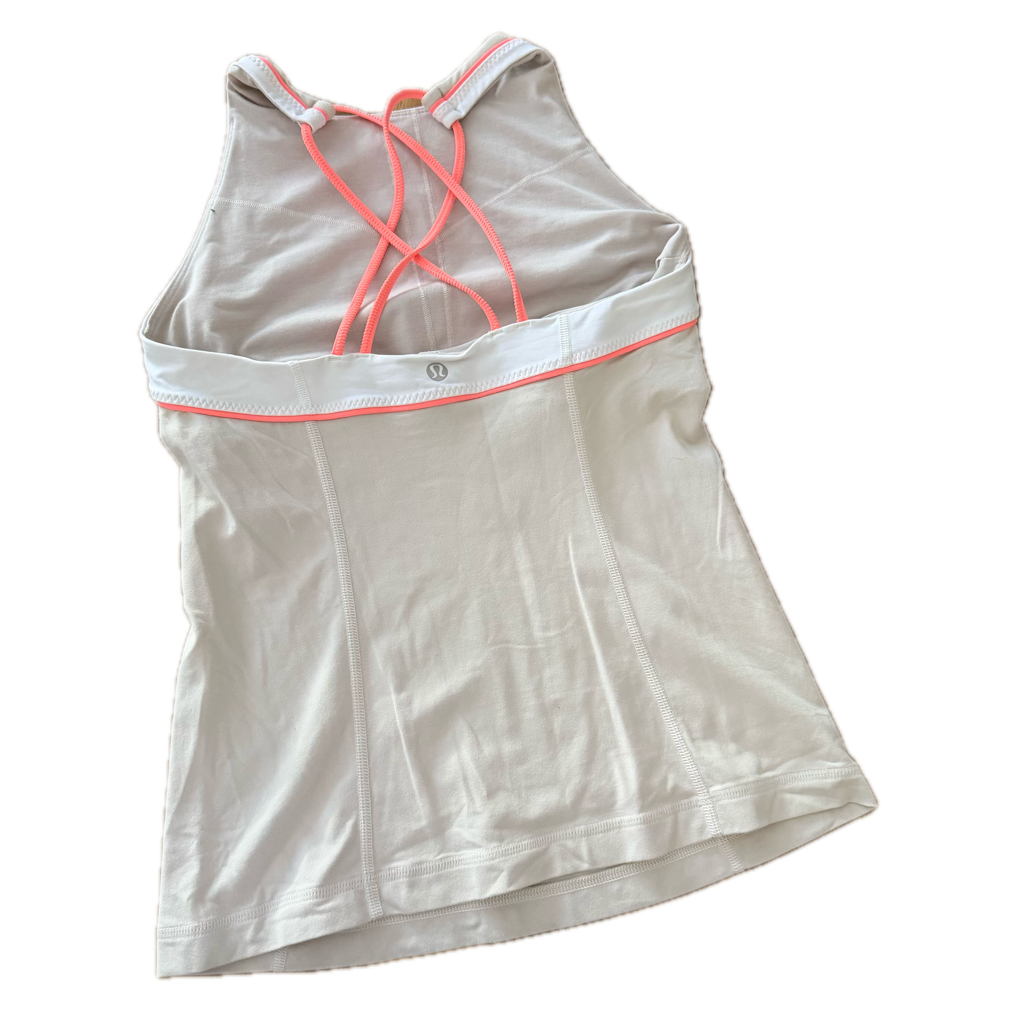 Tank Lululemon talla 6 color beige tela Everlux™
