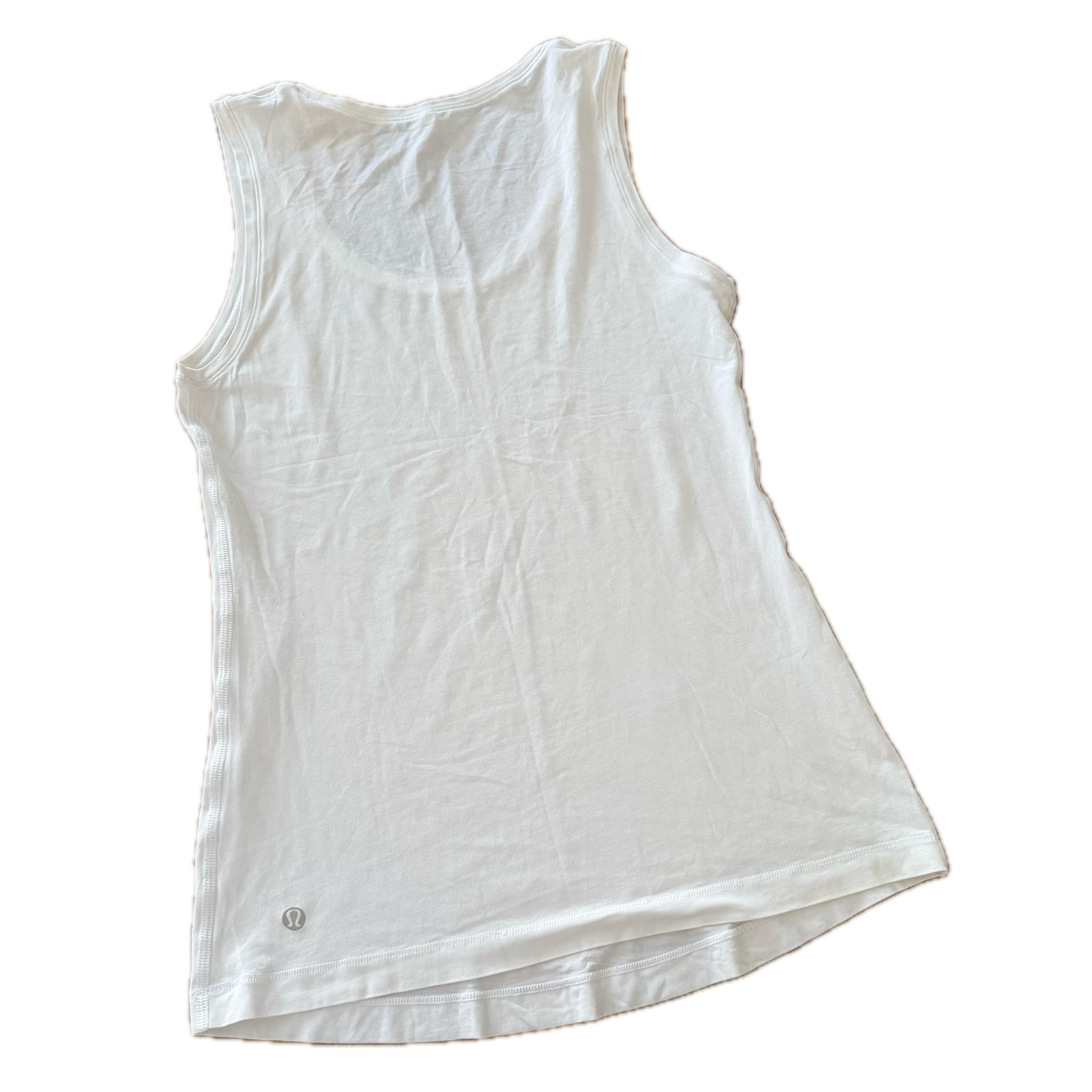 Tank Lululemon talla 6 color blanco tela Vitasea™