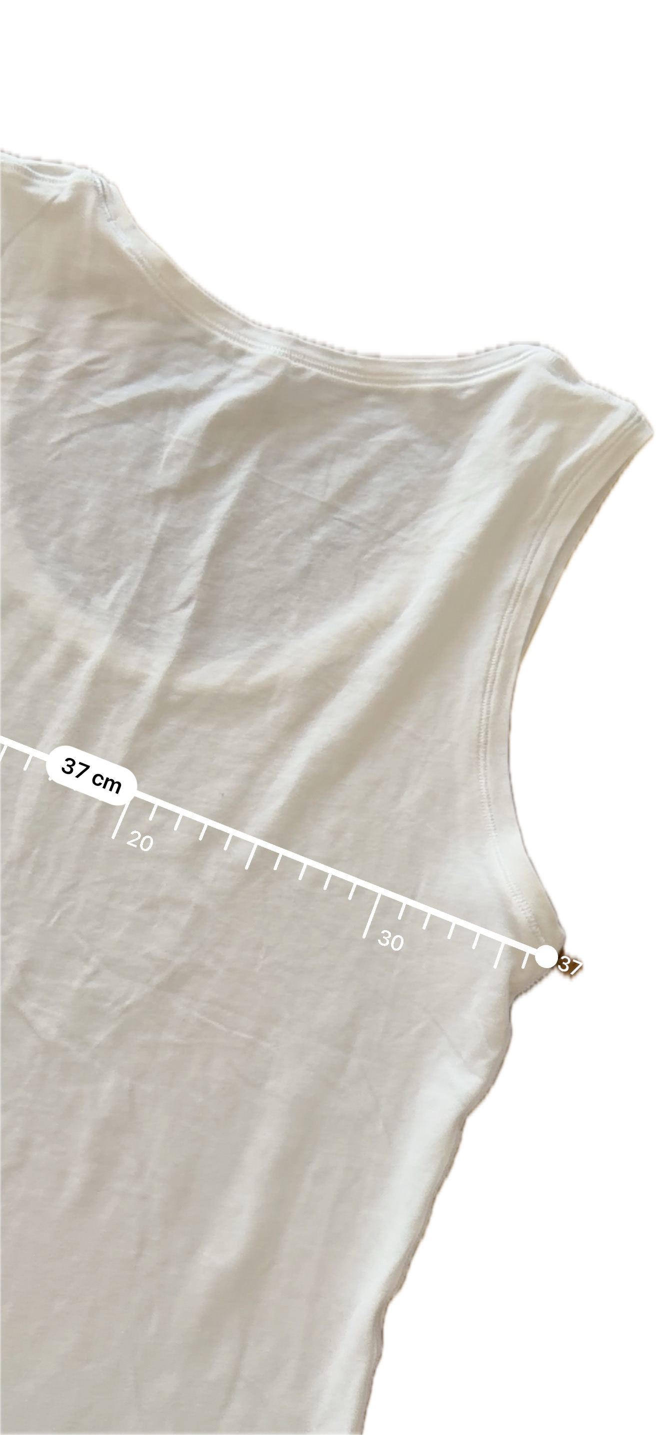 Tank Lululemon talla 6 color blanco tela Vitasea™