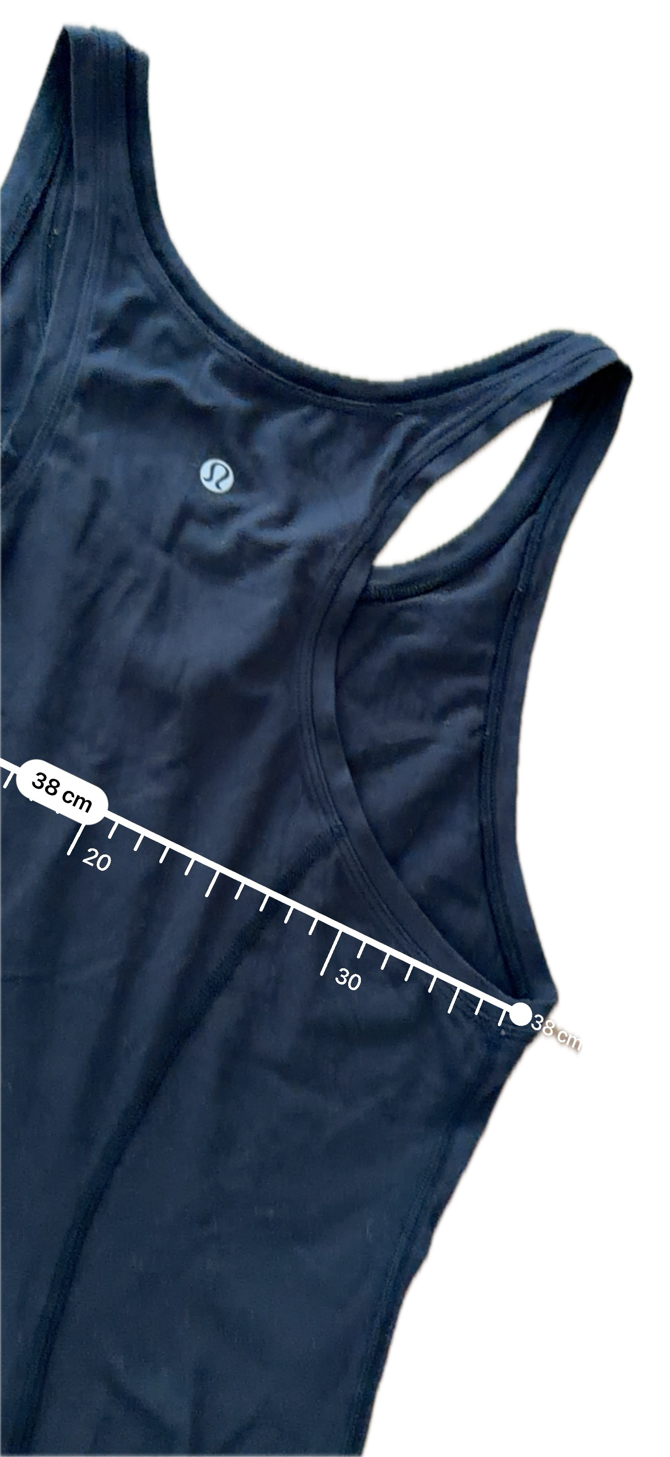 Tank Lululemon talla 6 color negro tela Nulu™