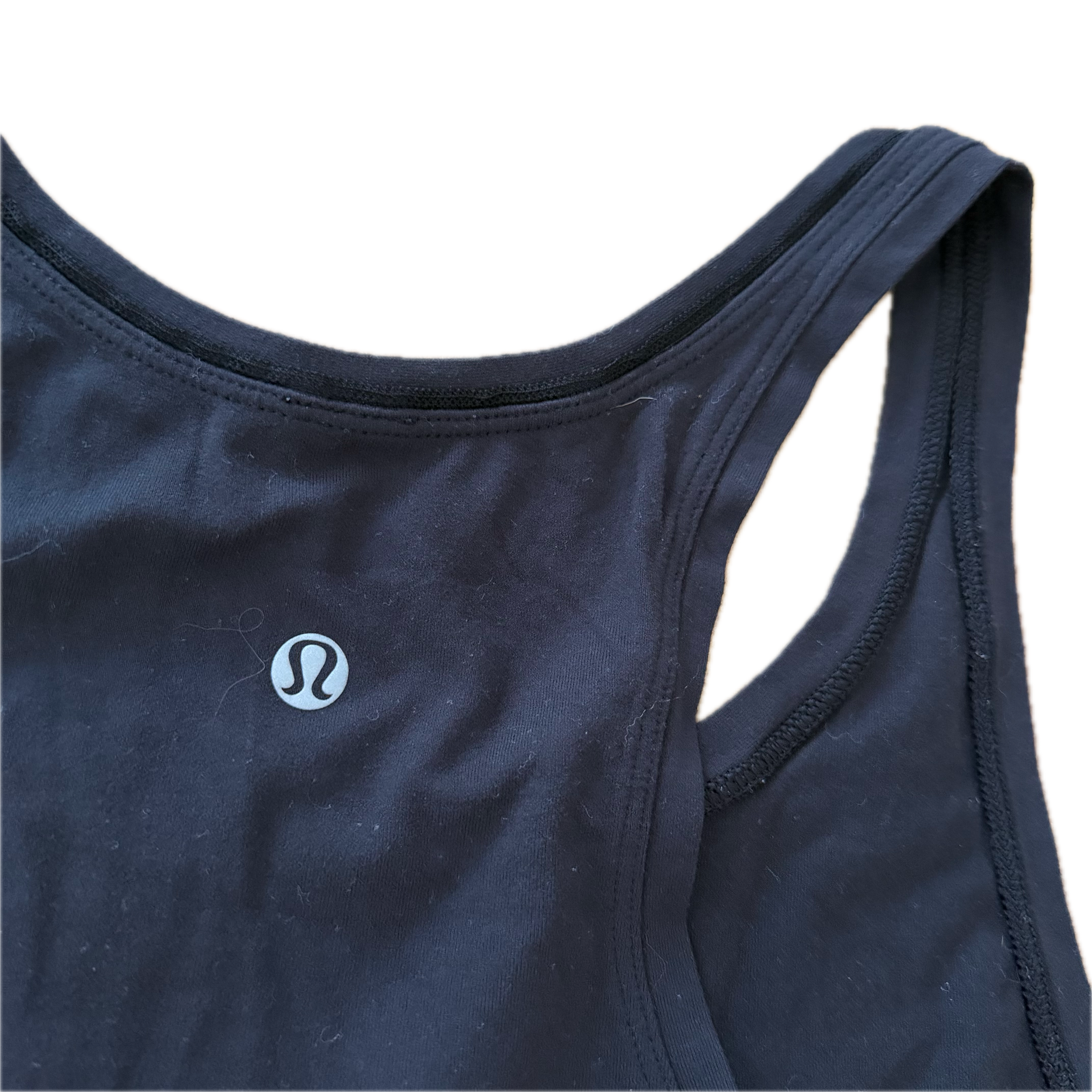 Tank Lululemon talla 6 color negro tela Nulu™