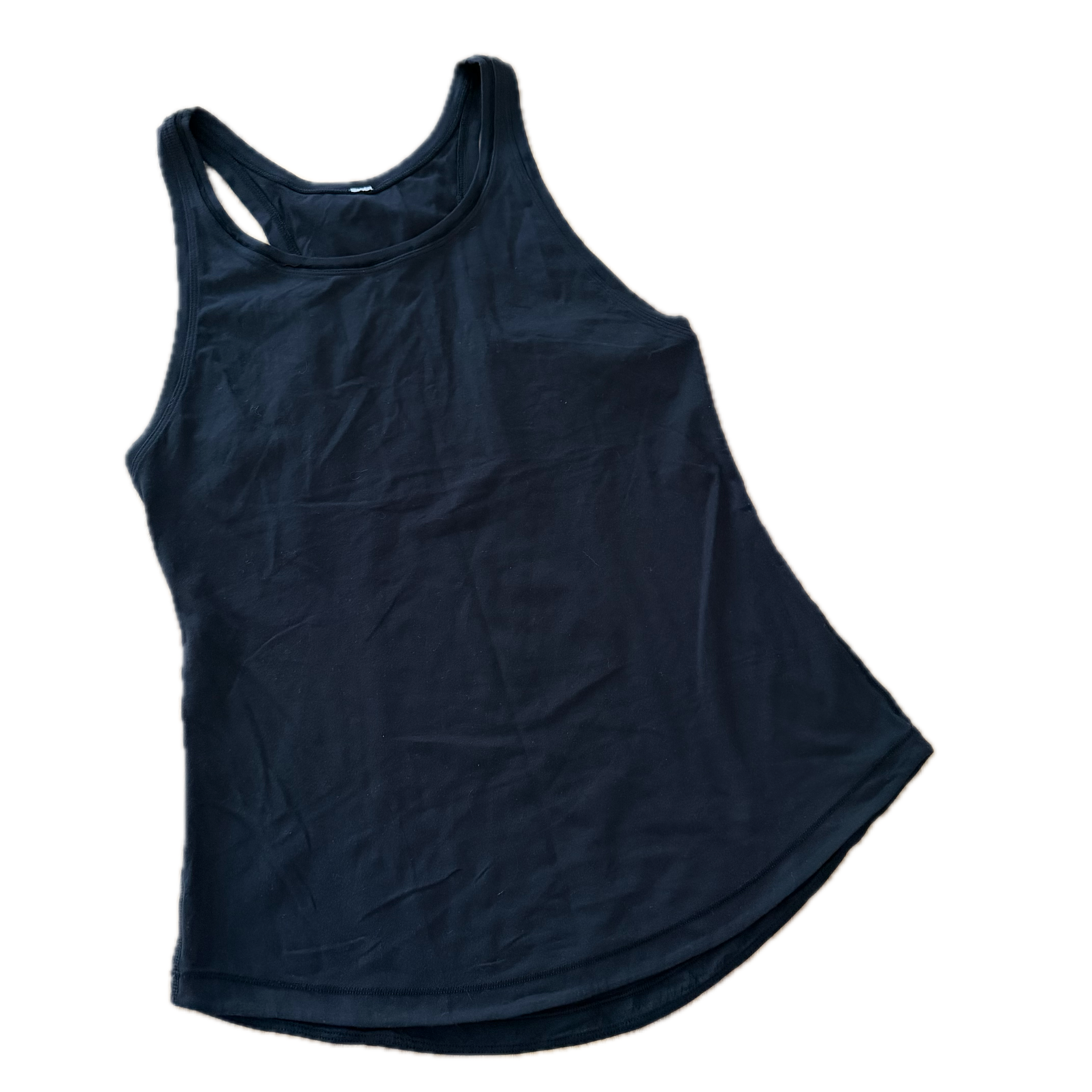 Tank Lululemon talla 6 color negro tela Nulu™