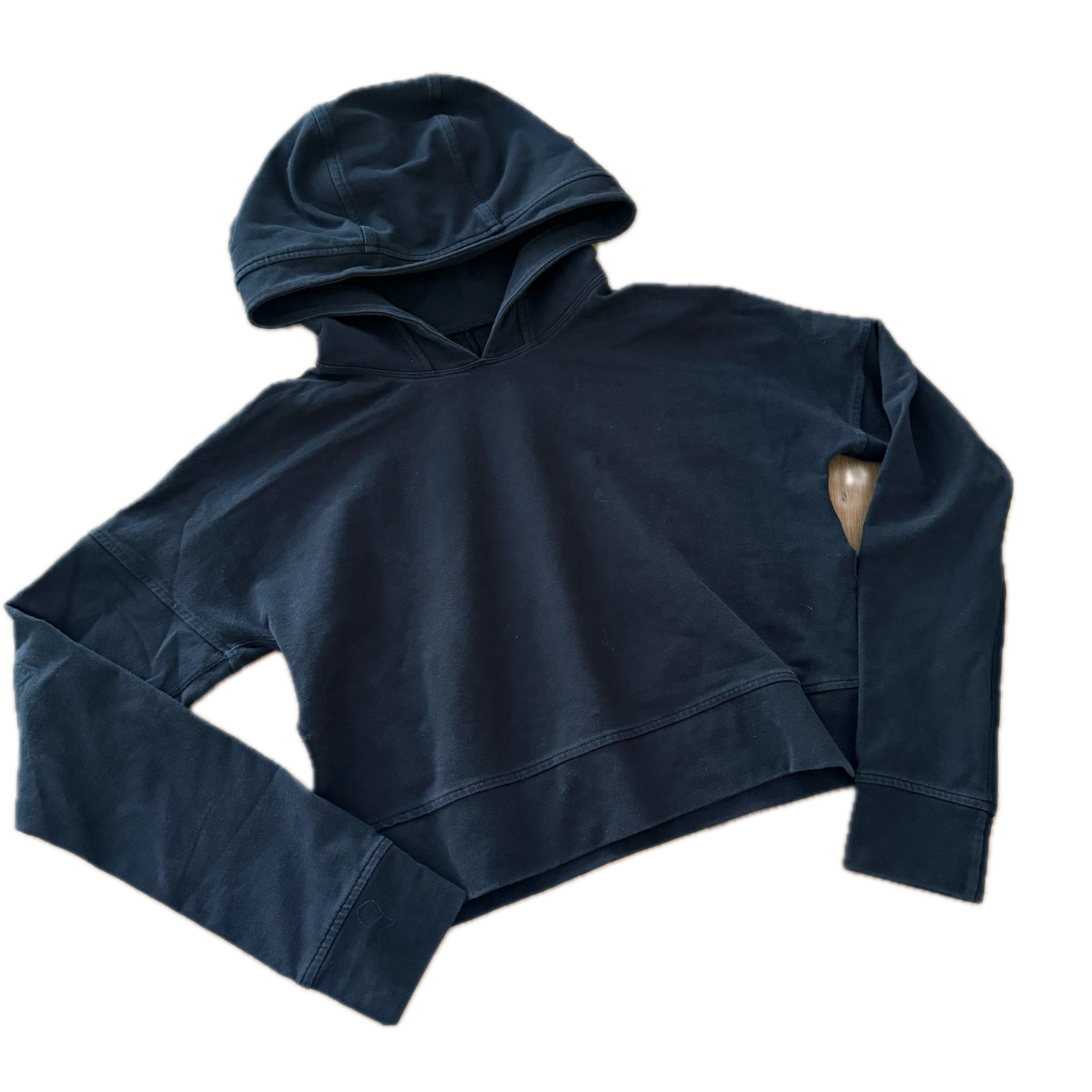 Hoodie Lululemon talla 6 color negro tela Luon™
