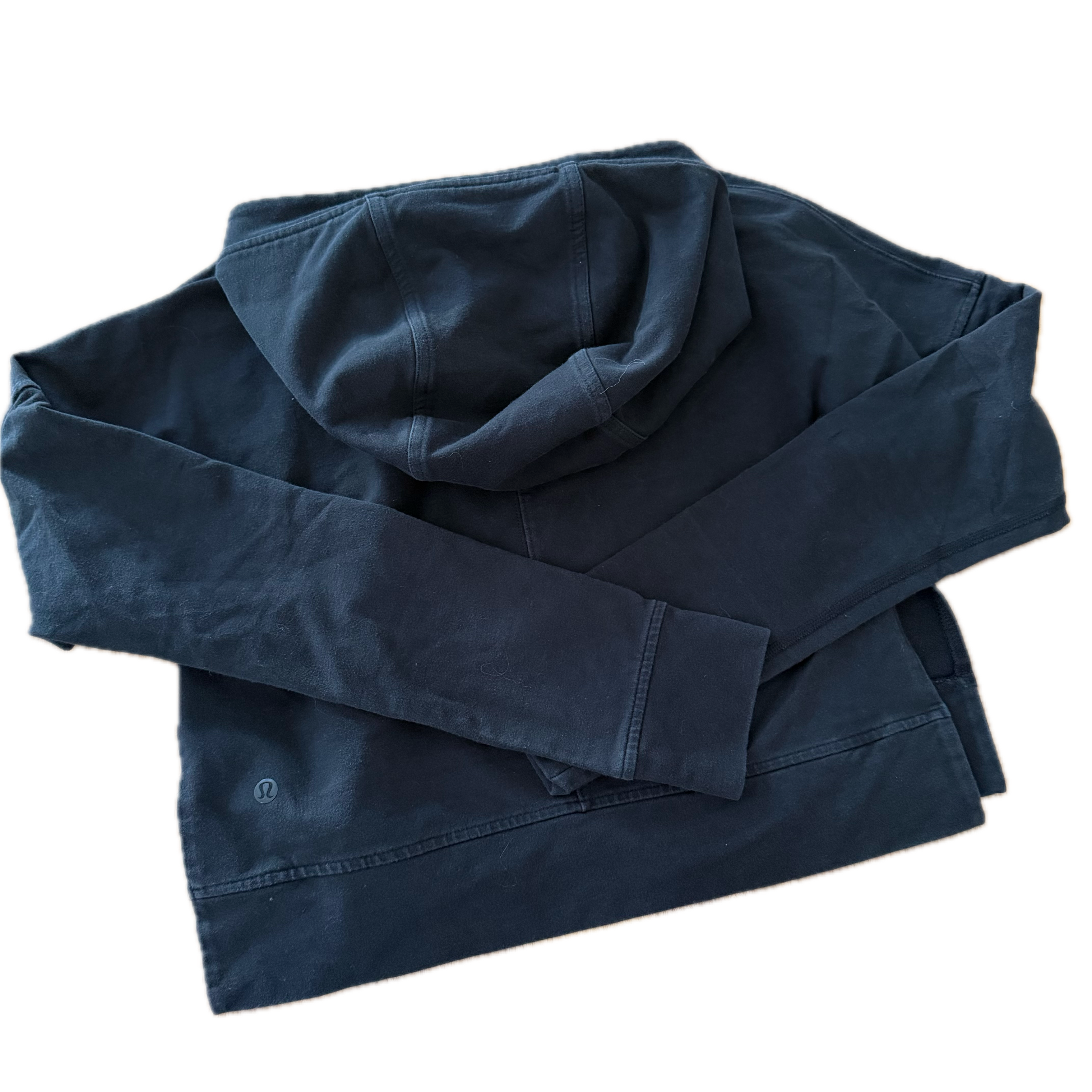 Hoodie Lululemon talla 6 color negro tela Luon™