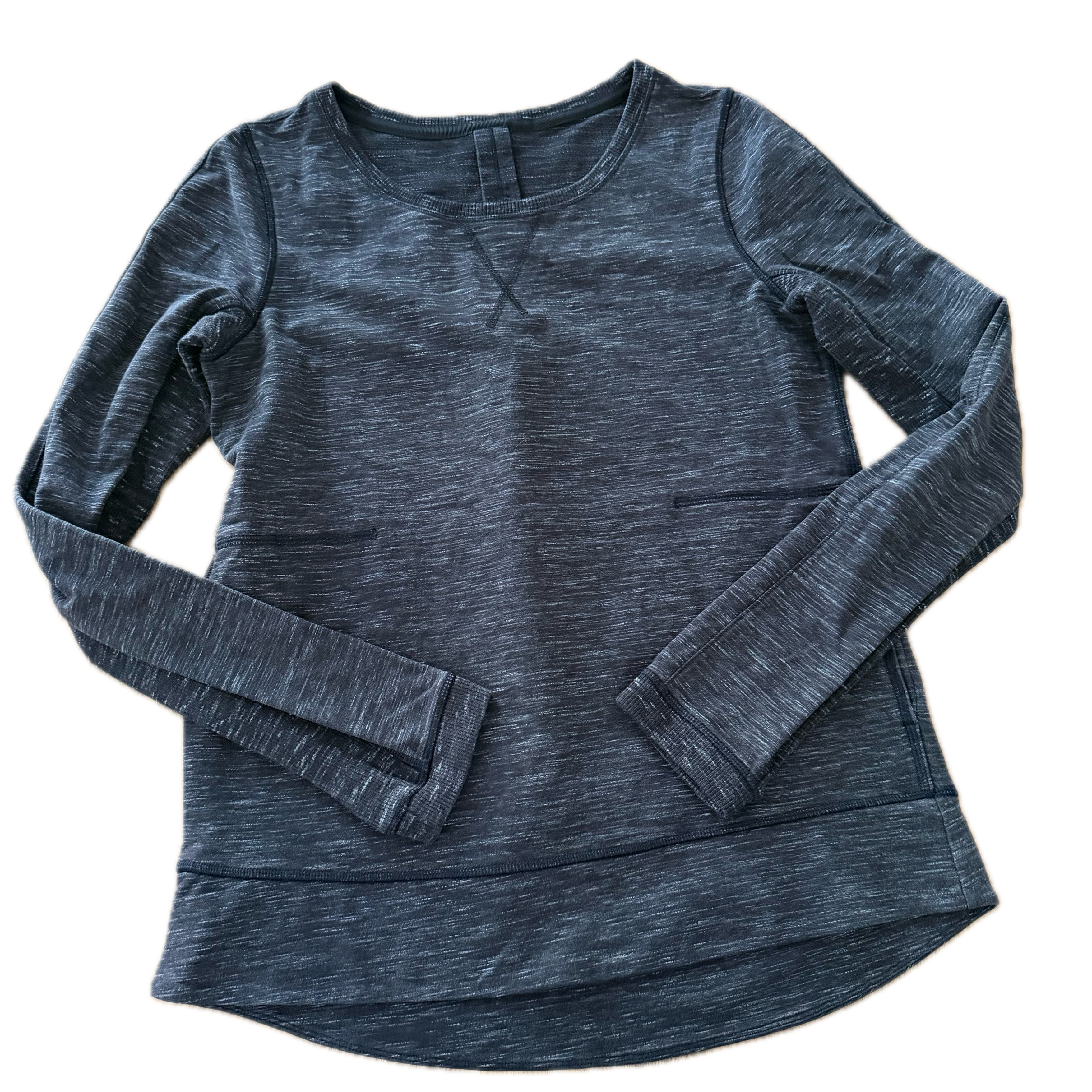 Jacket Lululemon talla 6 color gris jaspeado tela Luon™