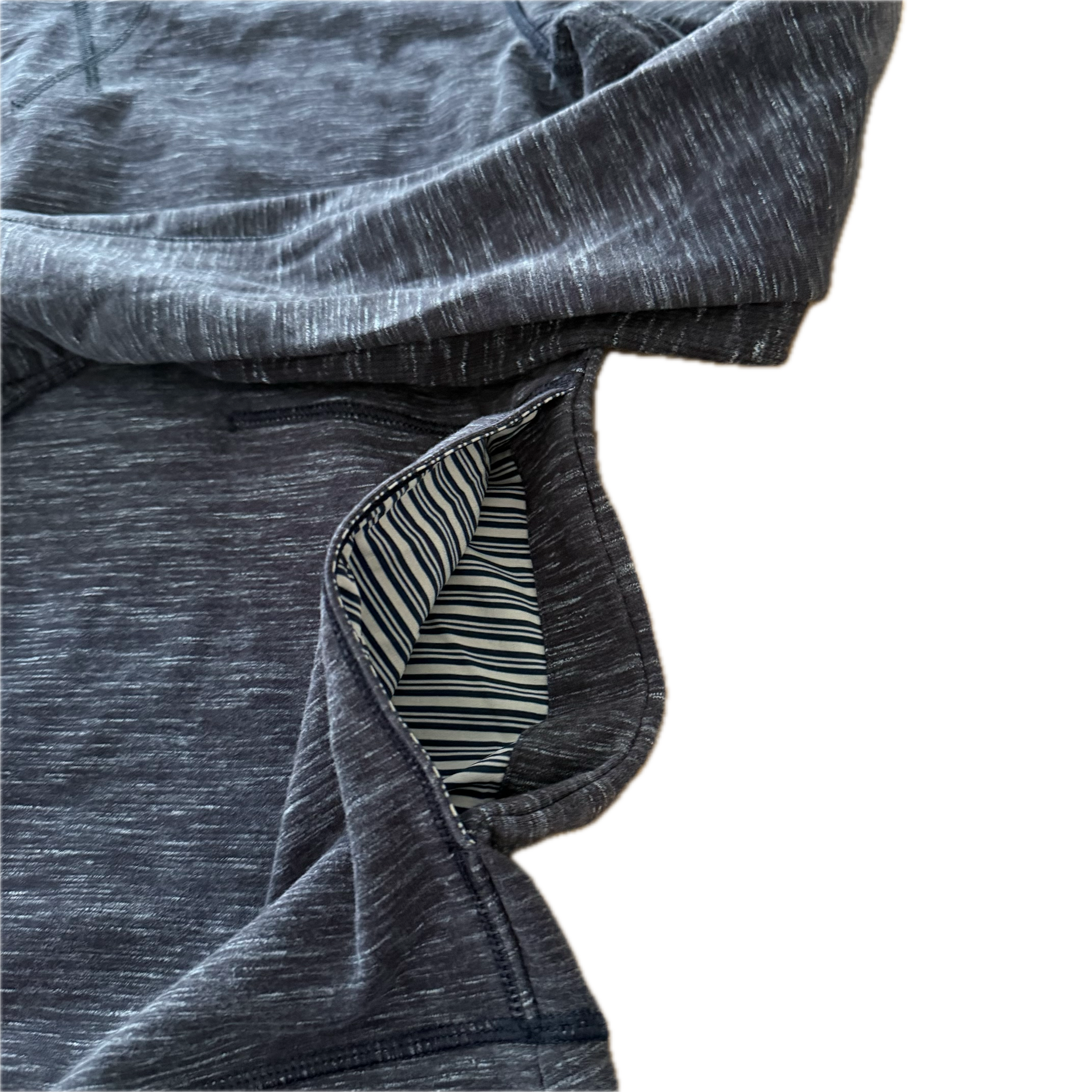 Jacket Lululemon talla 6 color gris jaspeado tela Luon™