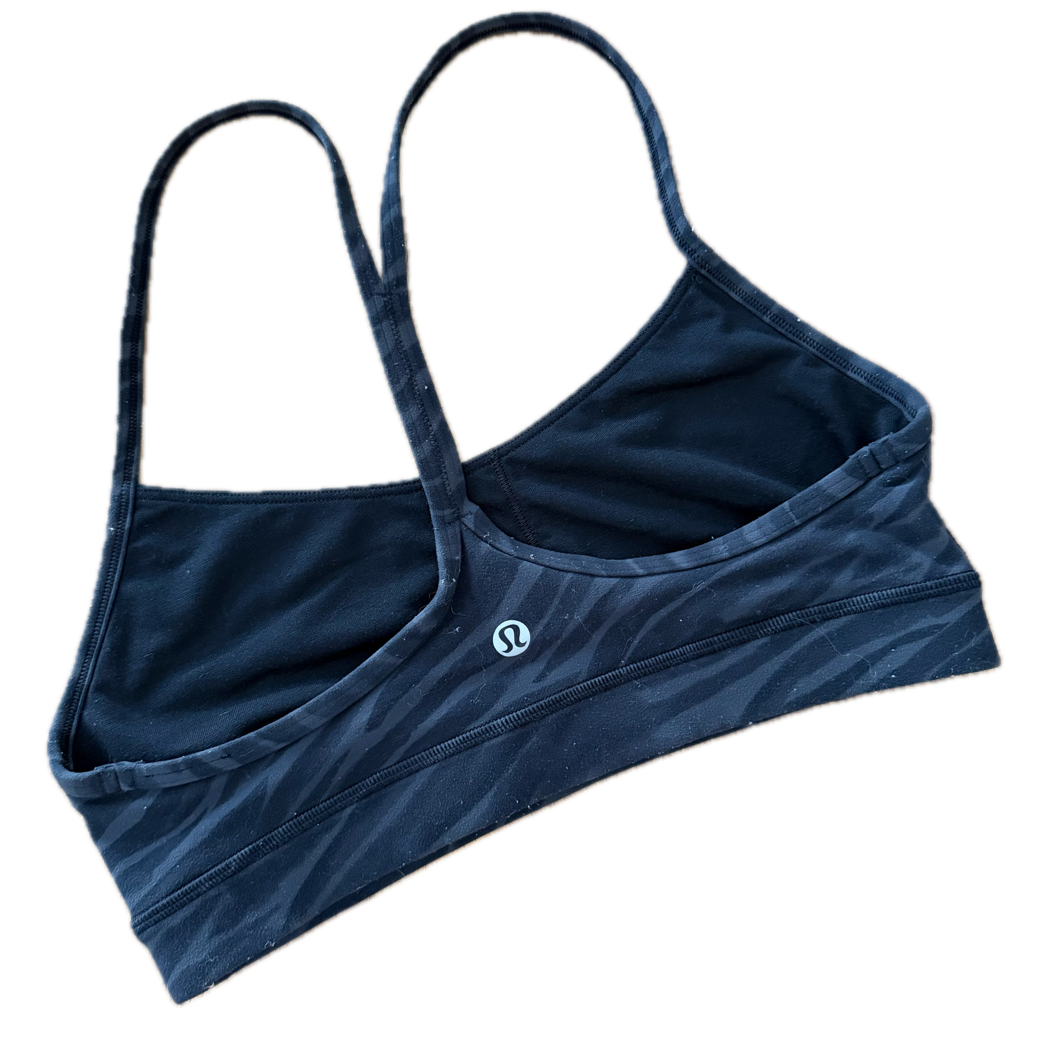 Top Lululemon talla 6 color gris tela Nulu™