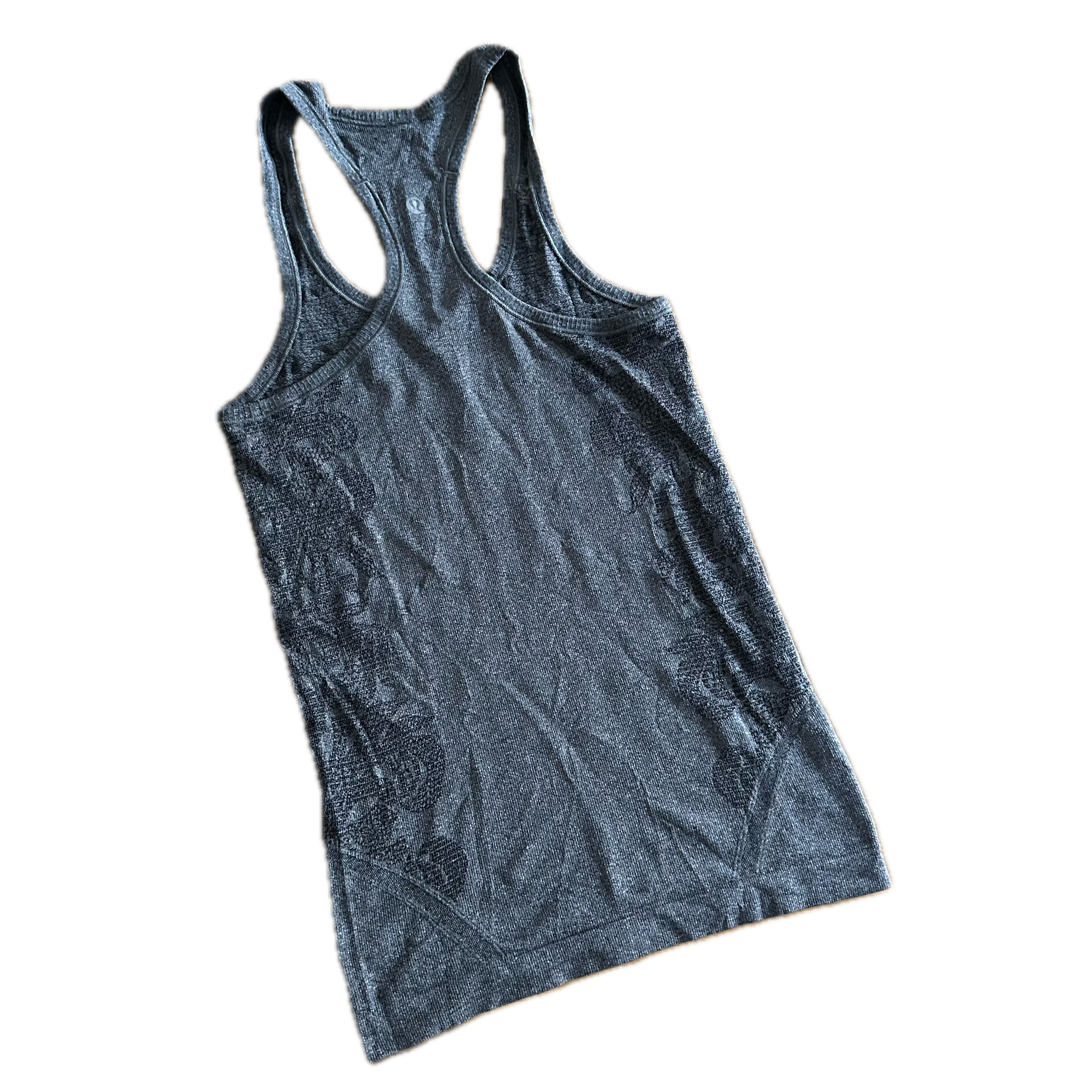 Tank Lululemon talla 2XCH gris jaspeada