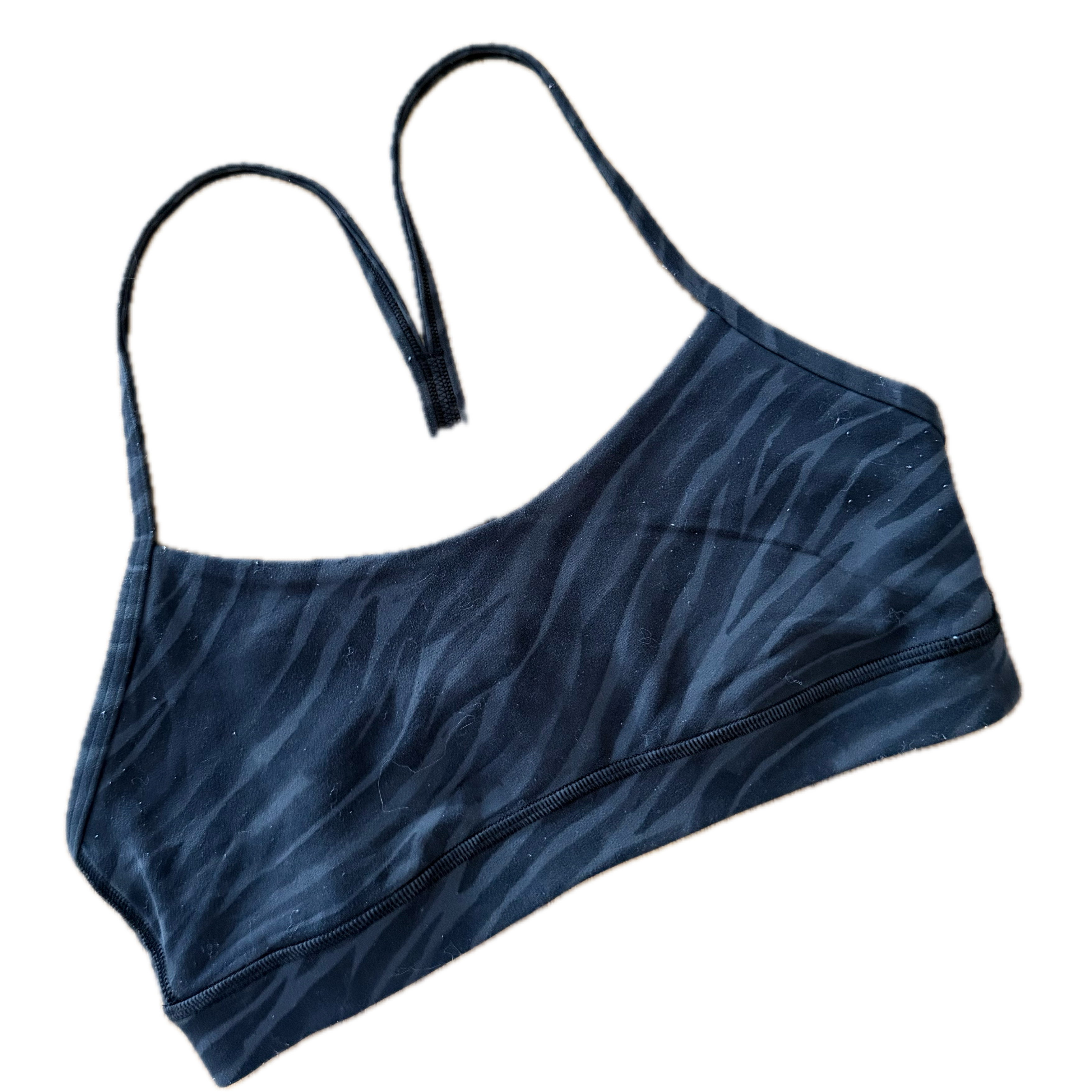 Top Lululemon talla 6 color gris tela Nulu™