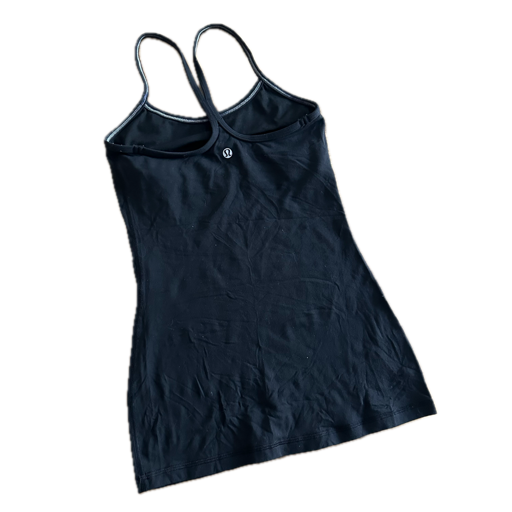Tank top Lululemon talla 2XCH negra básica