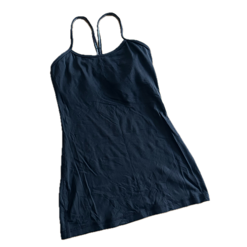 Tank top Lululemon talla 2XCH negra básica