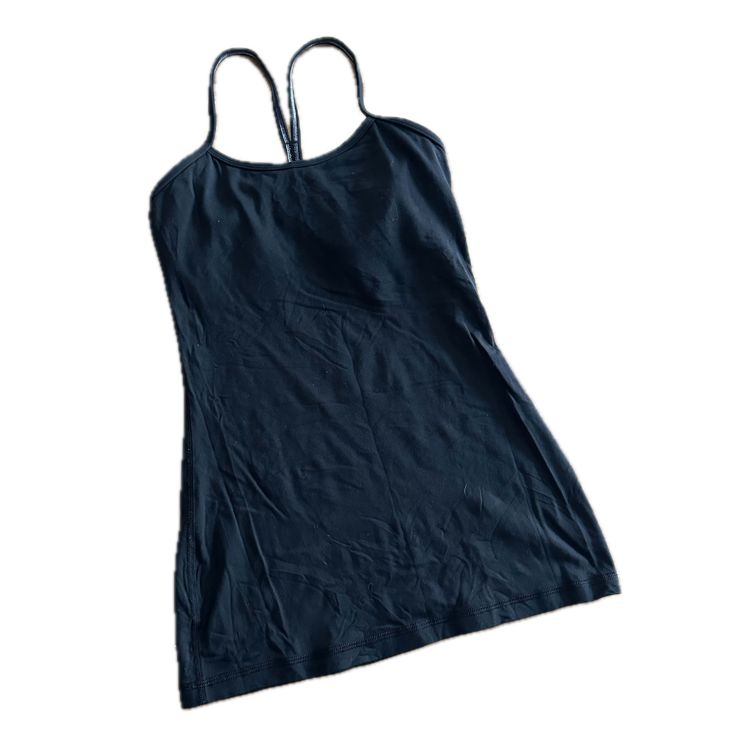 Tank top Lululemon talla 2XCH negra básica