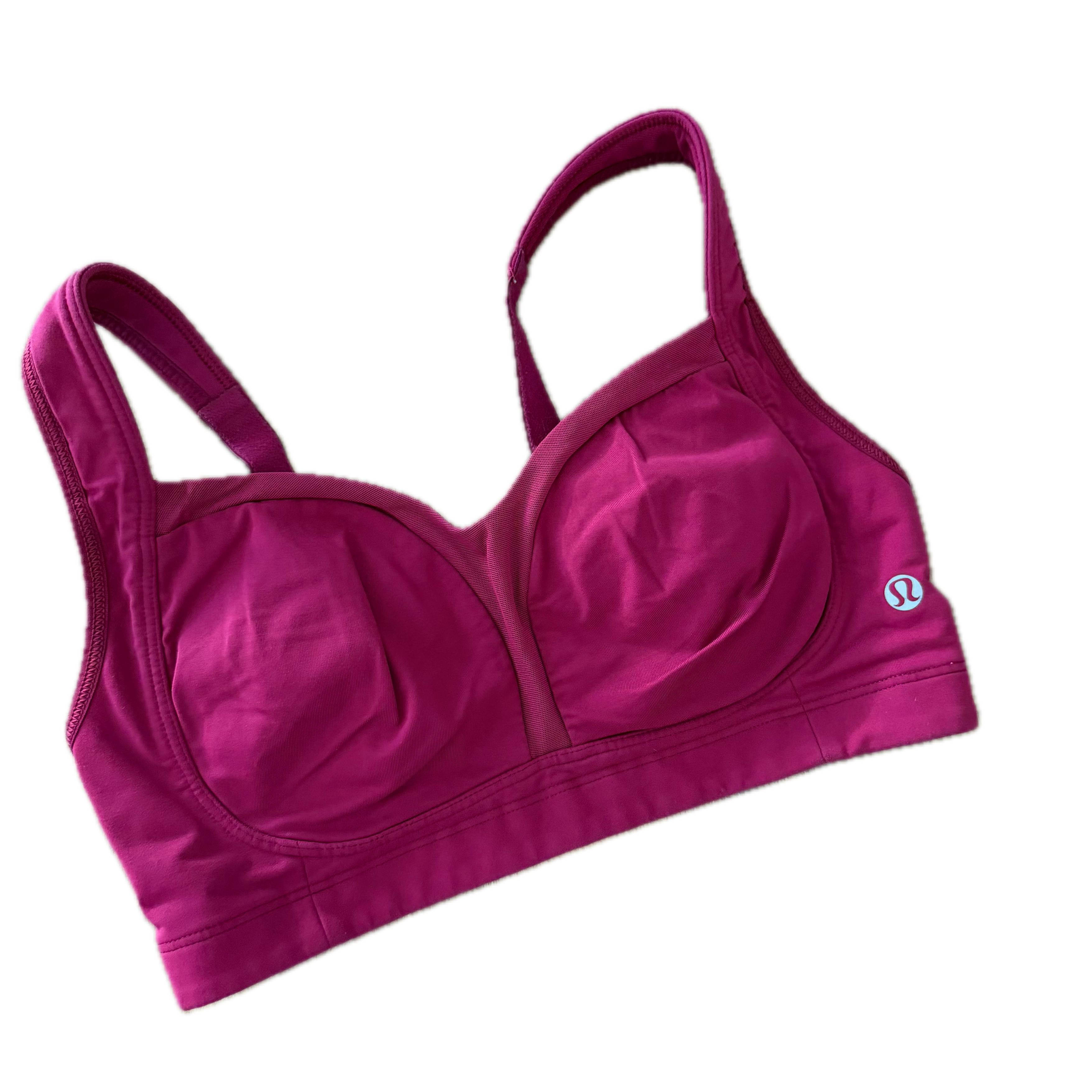 Top Lululemon talla 32DD color rosa tela Luxtreme™