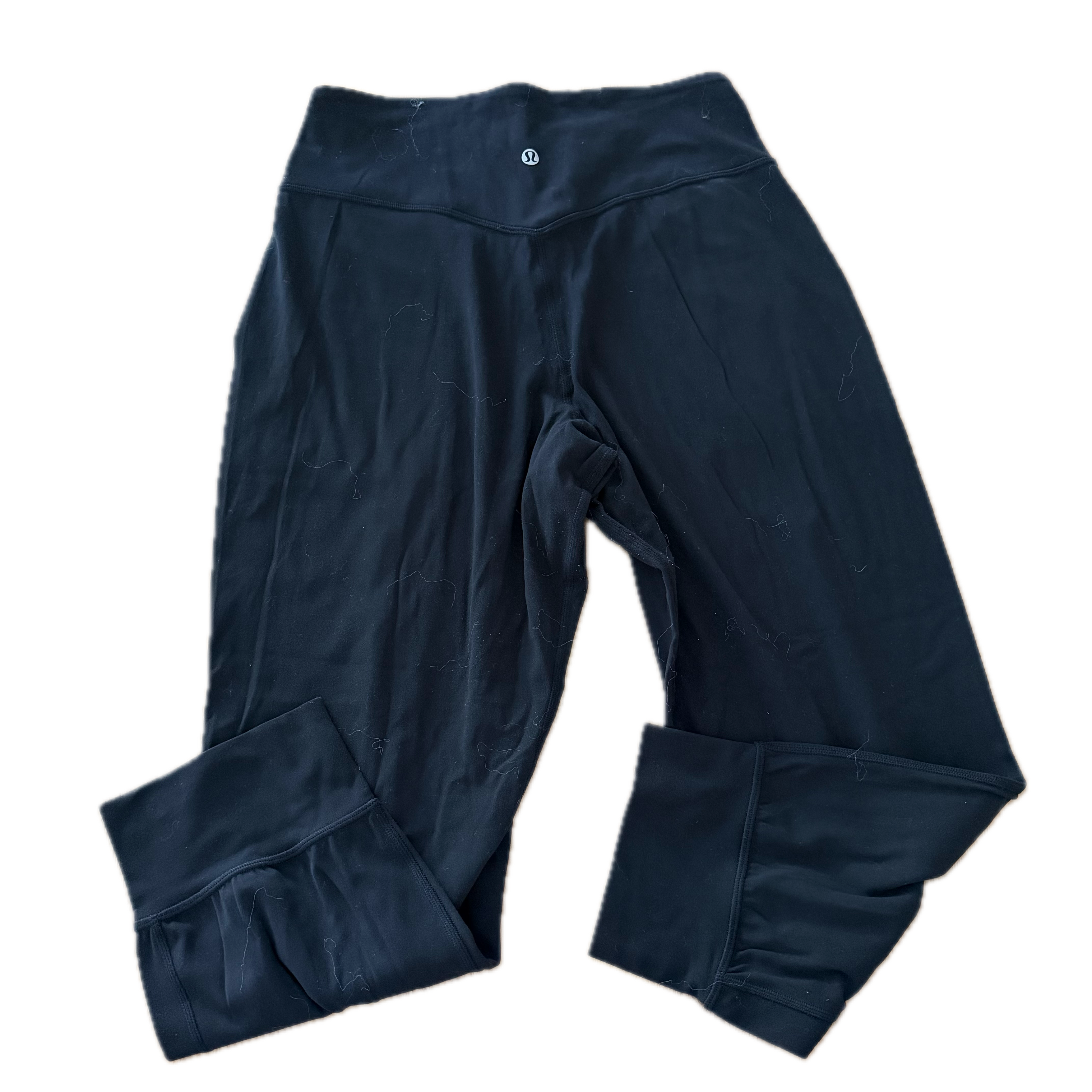 Jogger Lululemon talla 8 color negro tela Nulu™