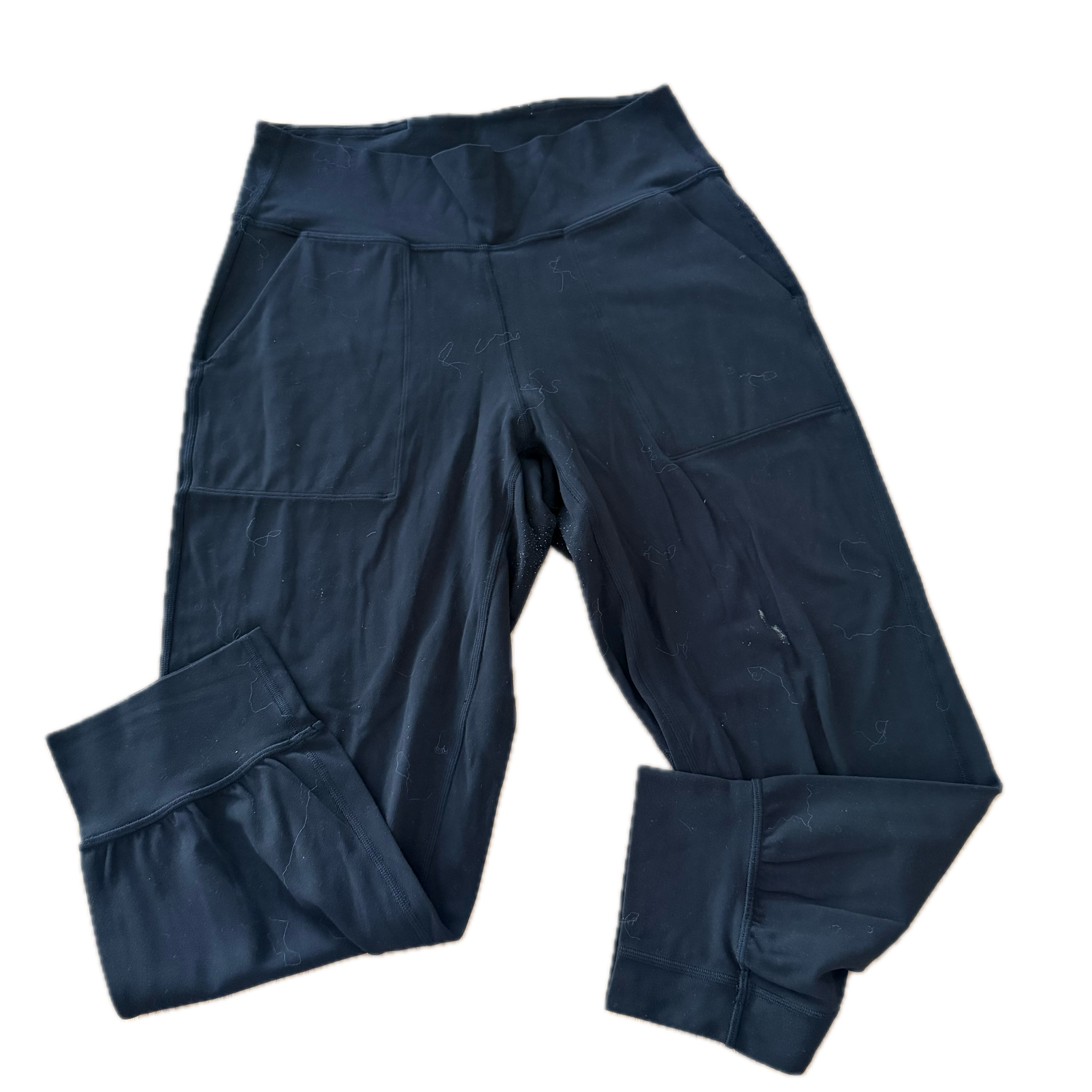 Jogger Lululemon talla 8 color negro tela Nulu™