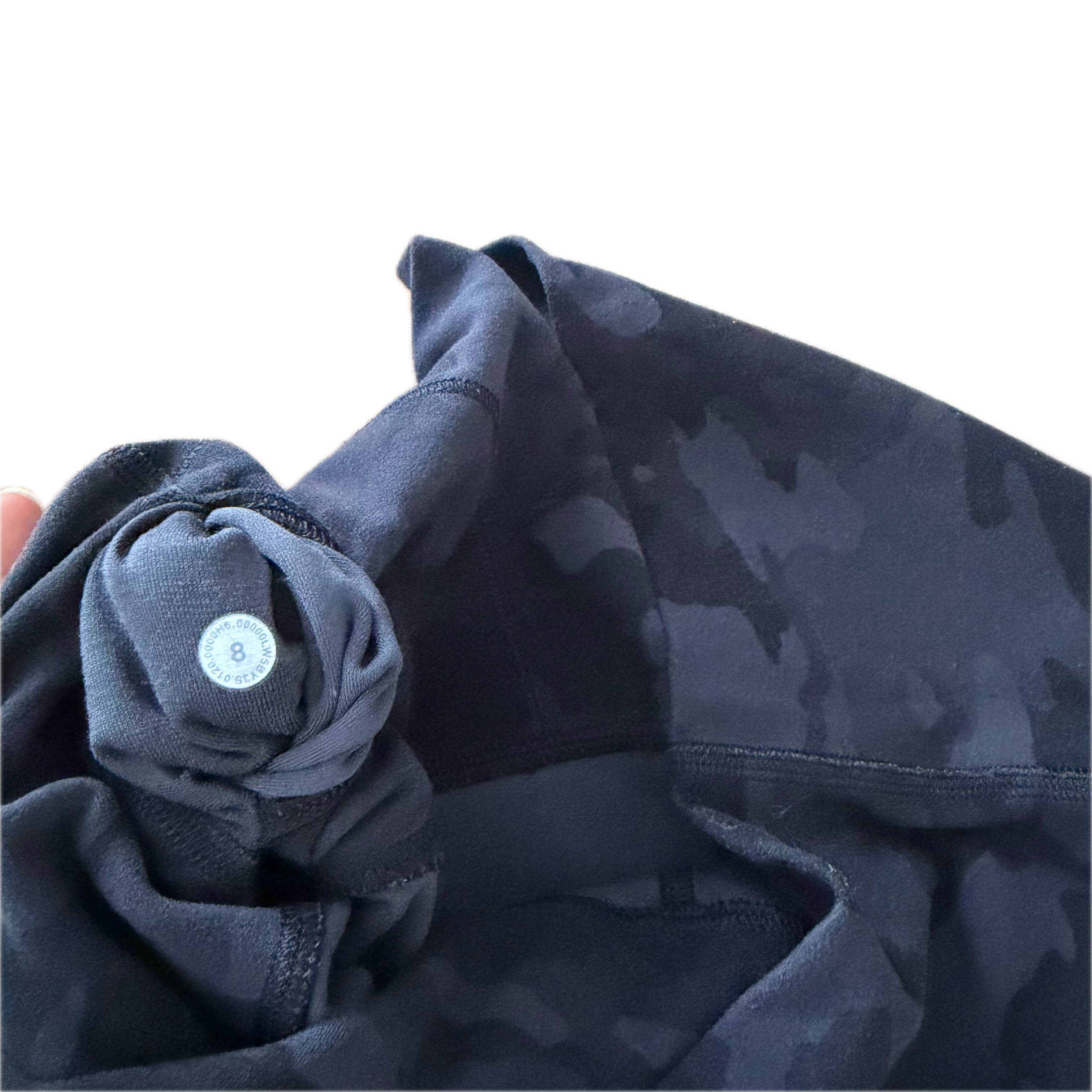 Legging Lululemon talla 8 color camo negro tela Nulu™