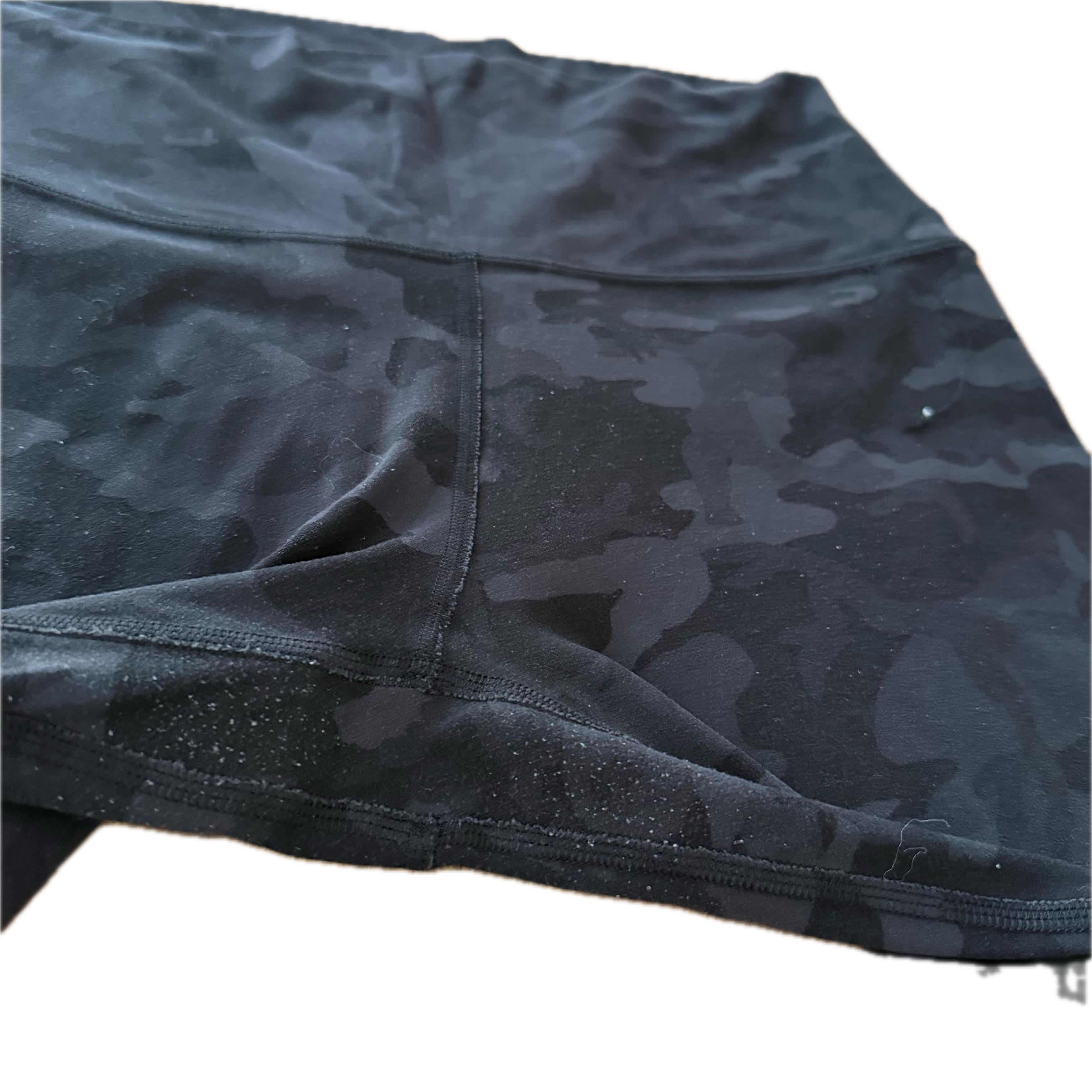 Legging Lululemon talla 8 color camo negro tela Nulu™