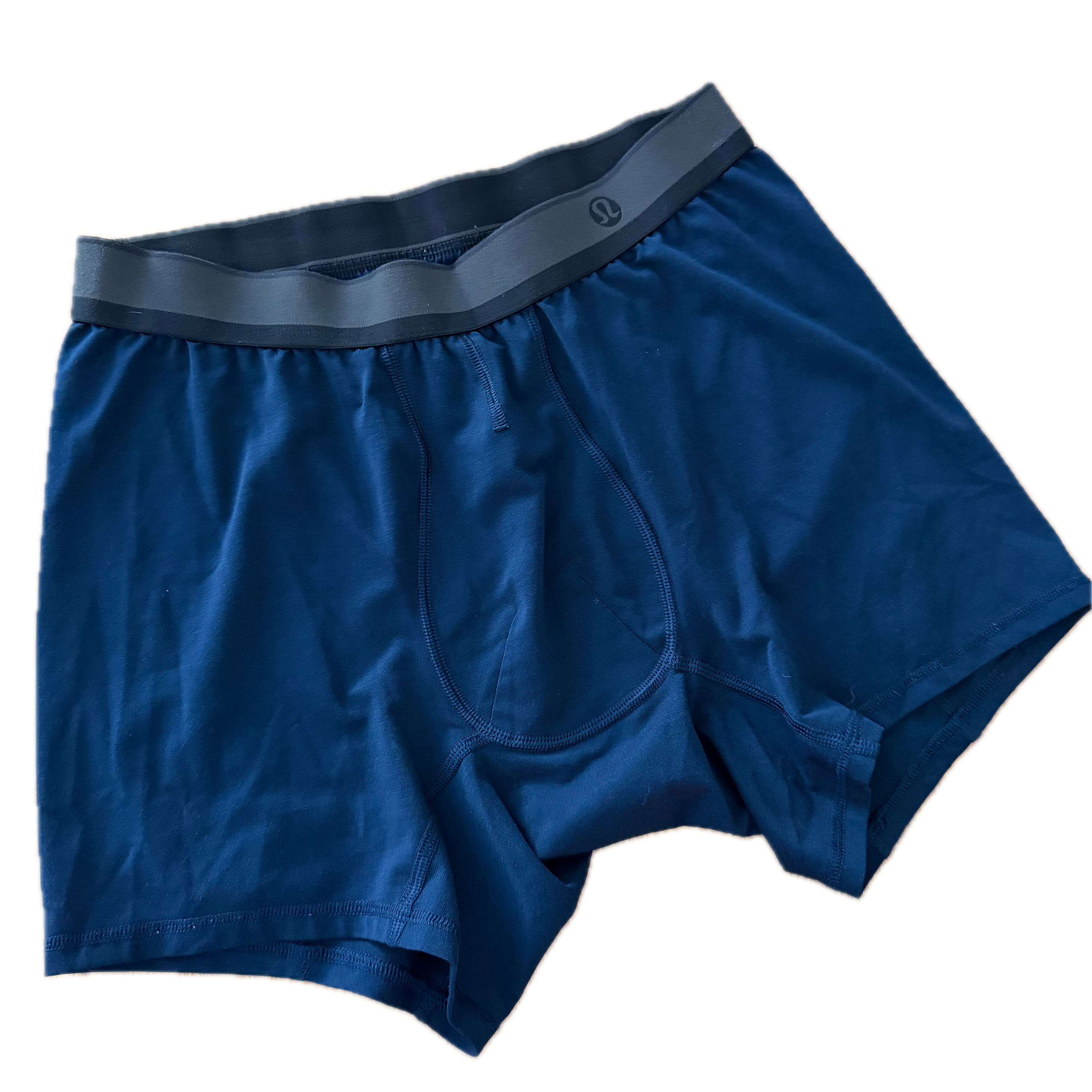 Boxer Lululemon talla M color azul tela Everlux™