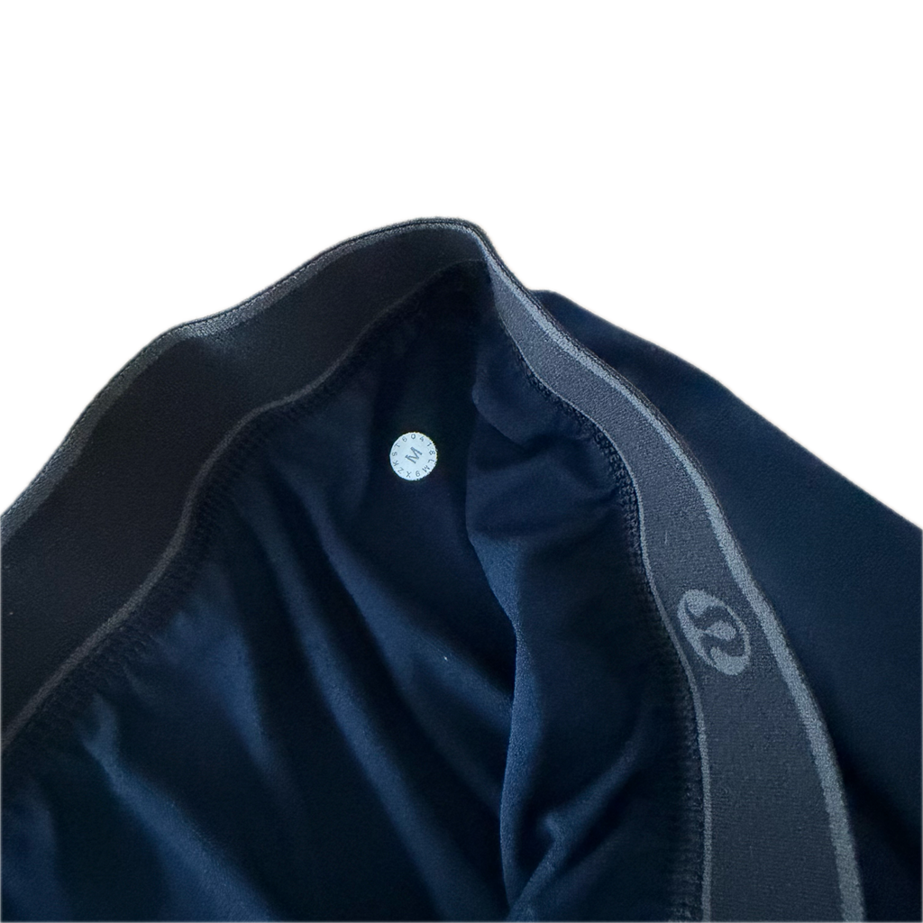 Boxer Lululemon talla M color azul tela Everlux™