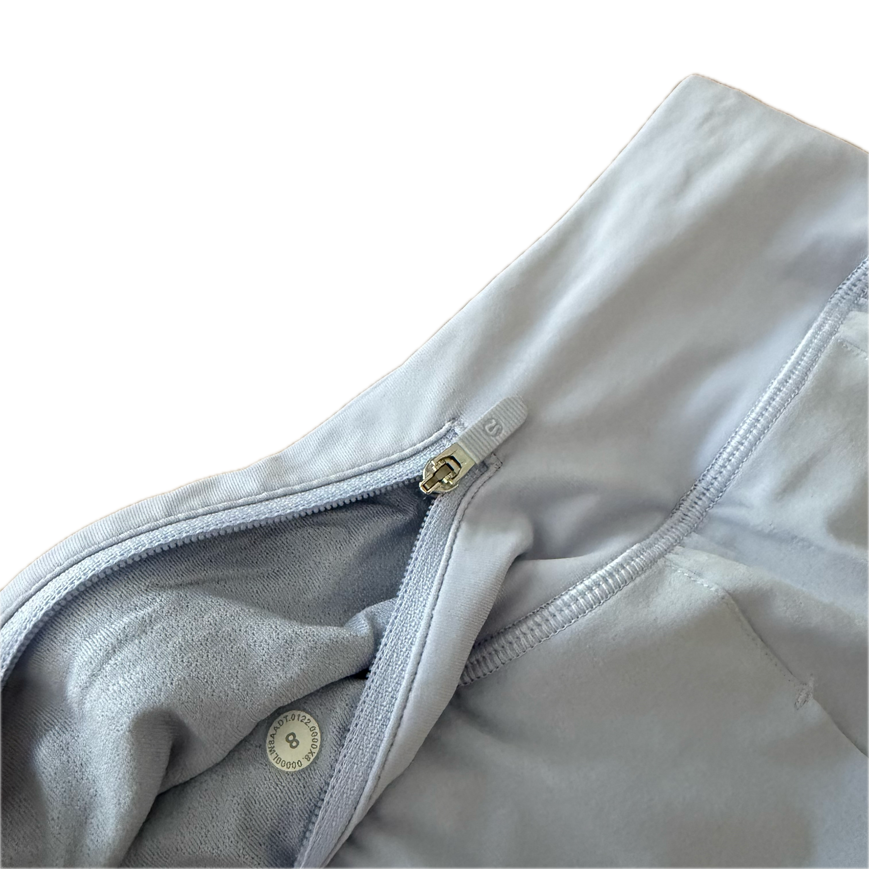 Falda Lululemon talla 8 color azul cielo tela Everlux™