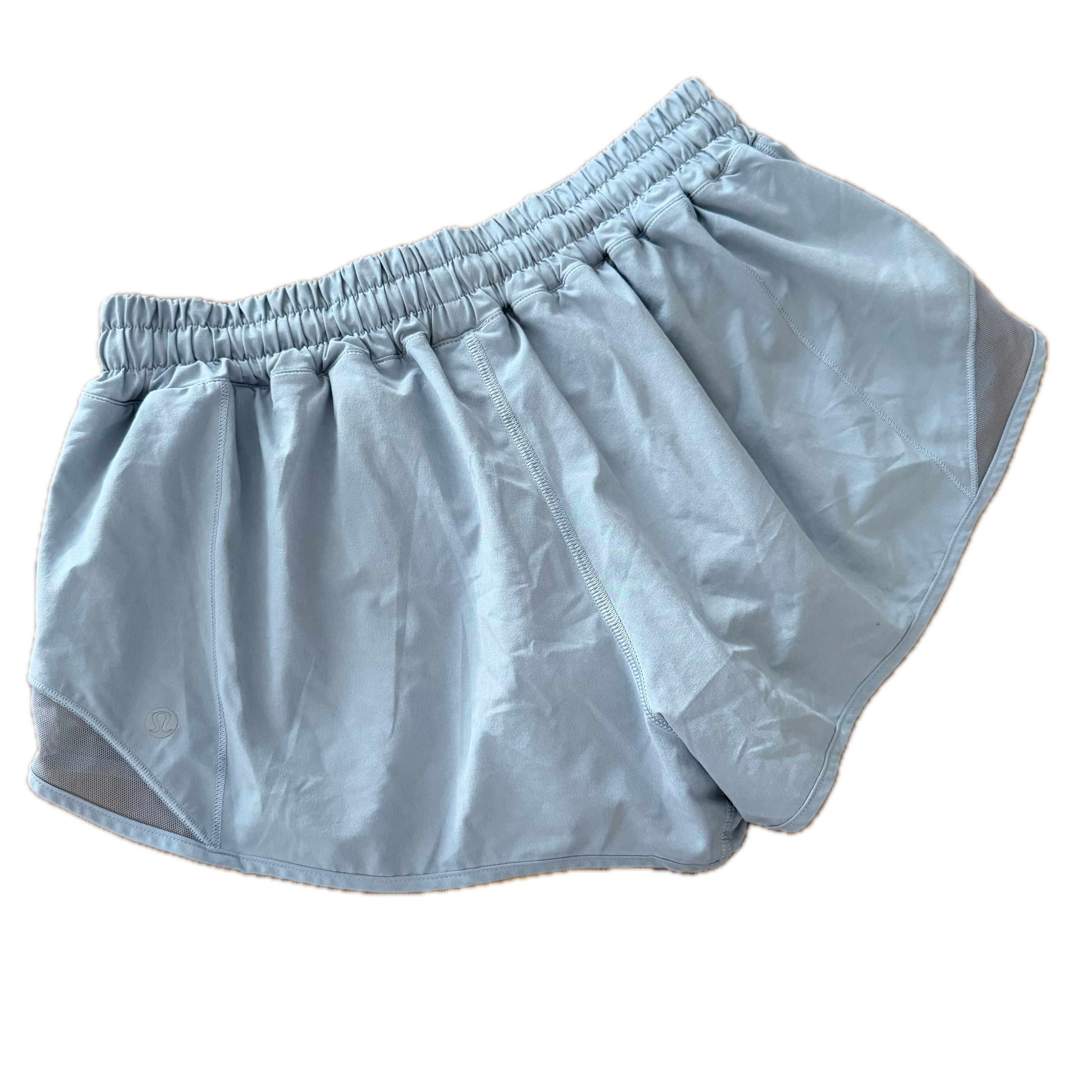 Short Lululemon talla 8 color azul tela Nulux™